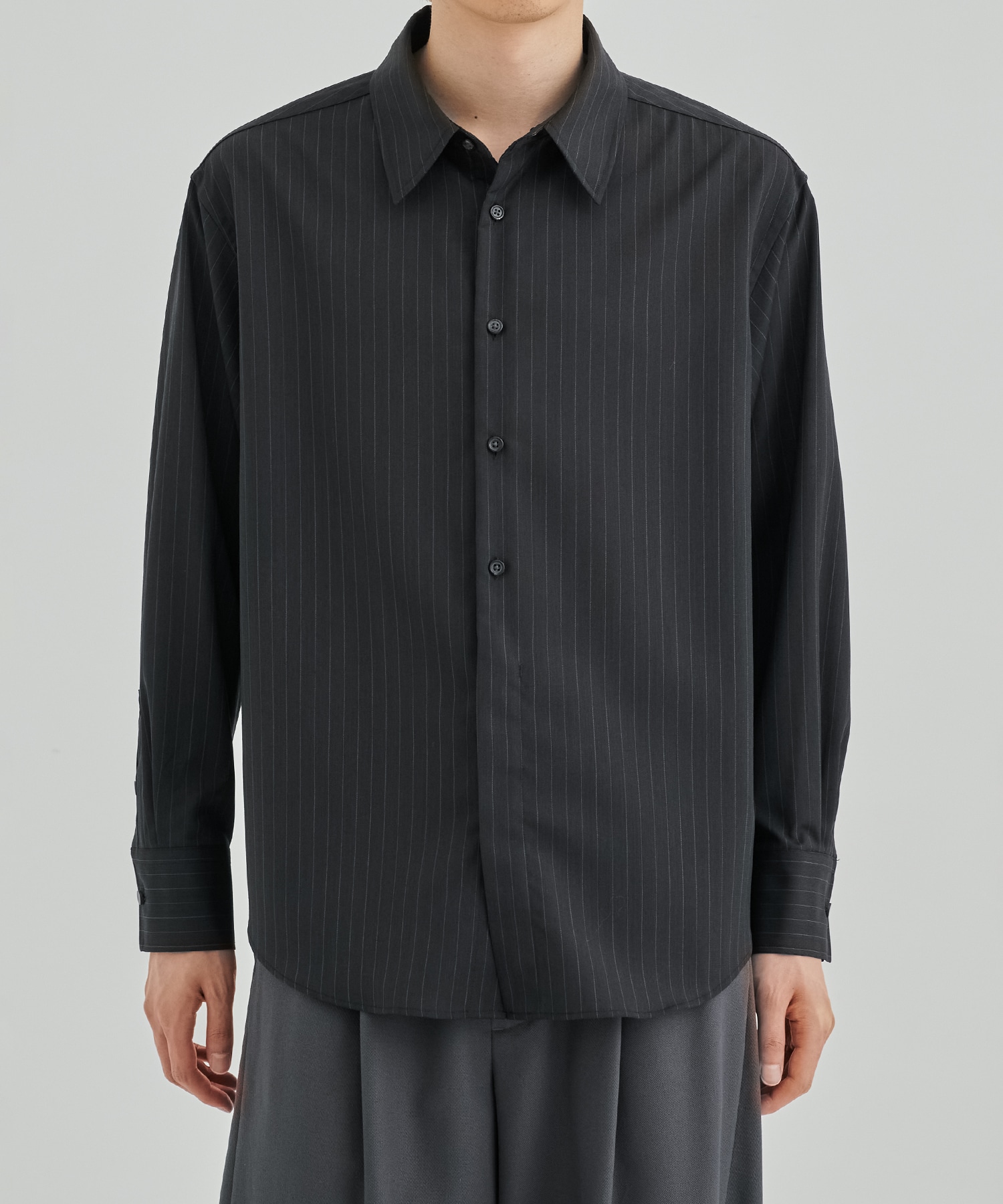 SUMMER WOOL ロングスリーブシャツ