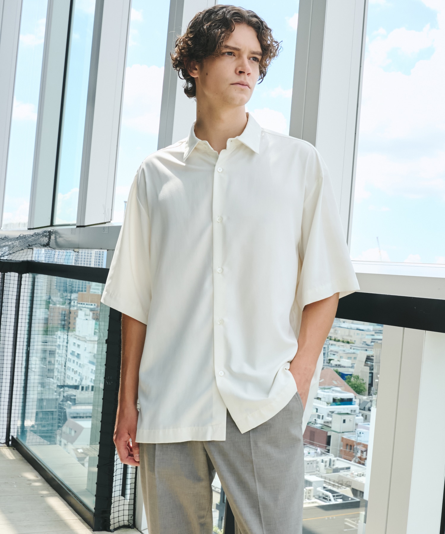 DRY RAYON  ショートスリーブシャツ