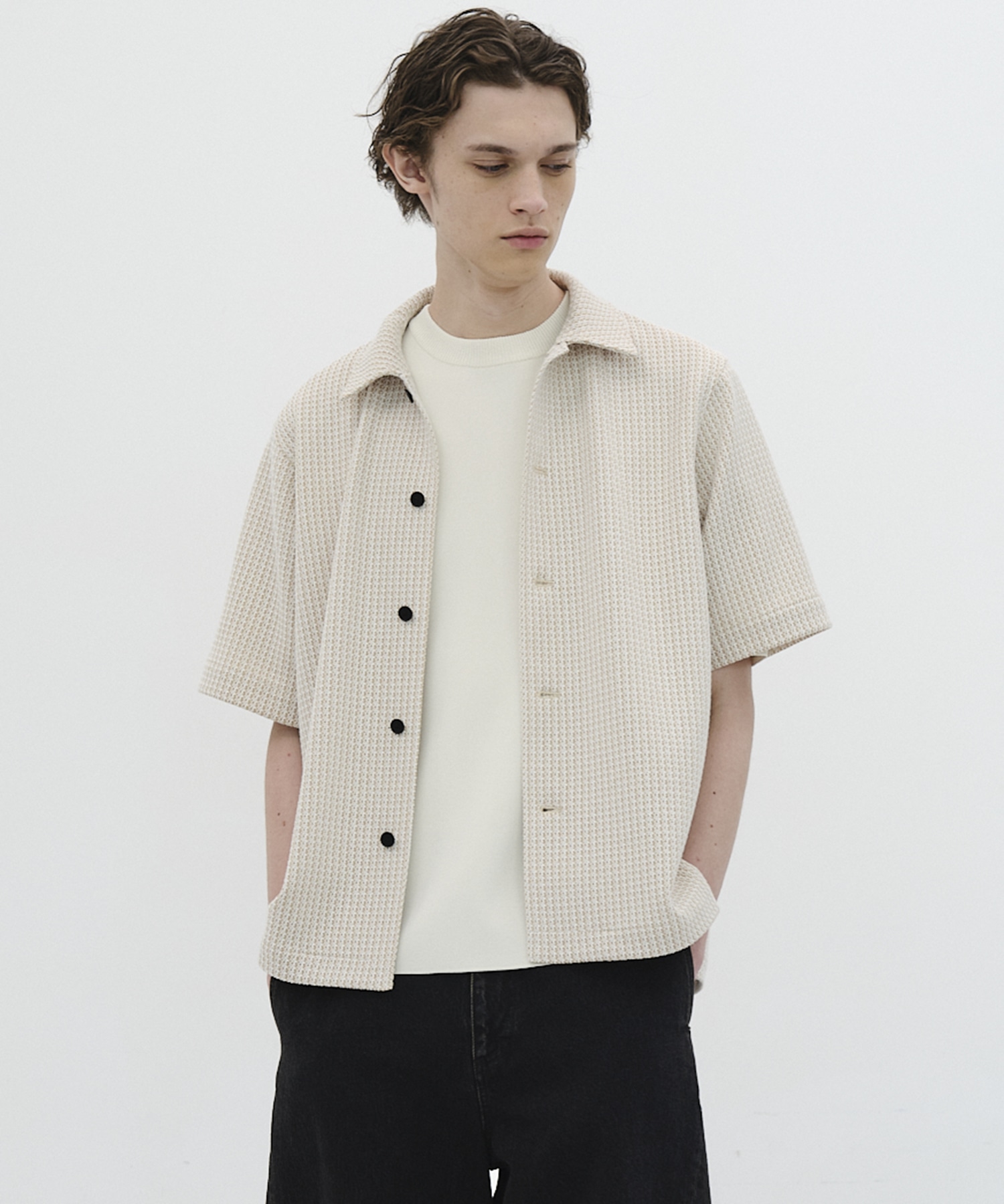 【再入荷】ラッセルツイードシャツ S/S