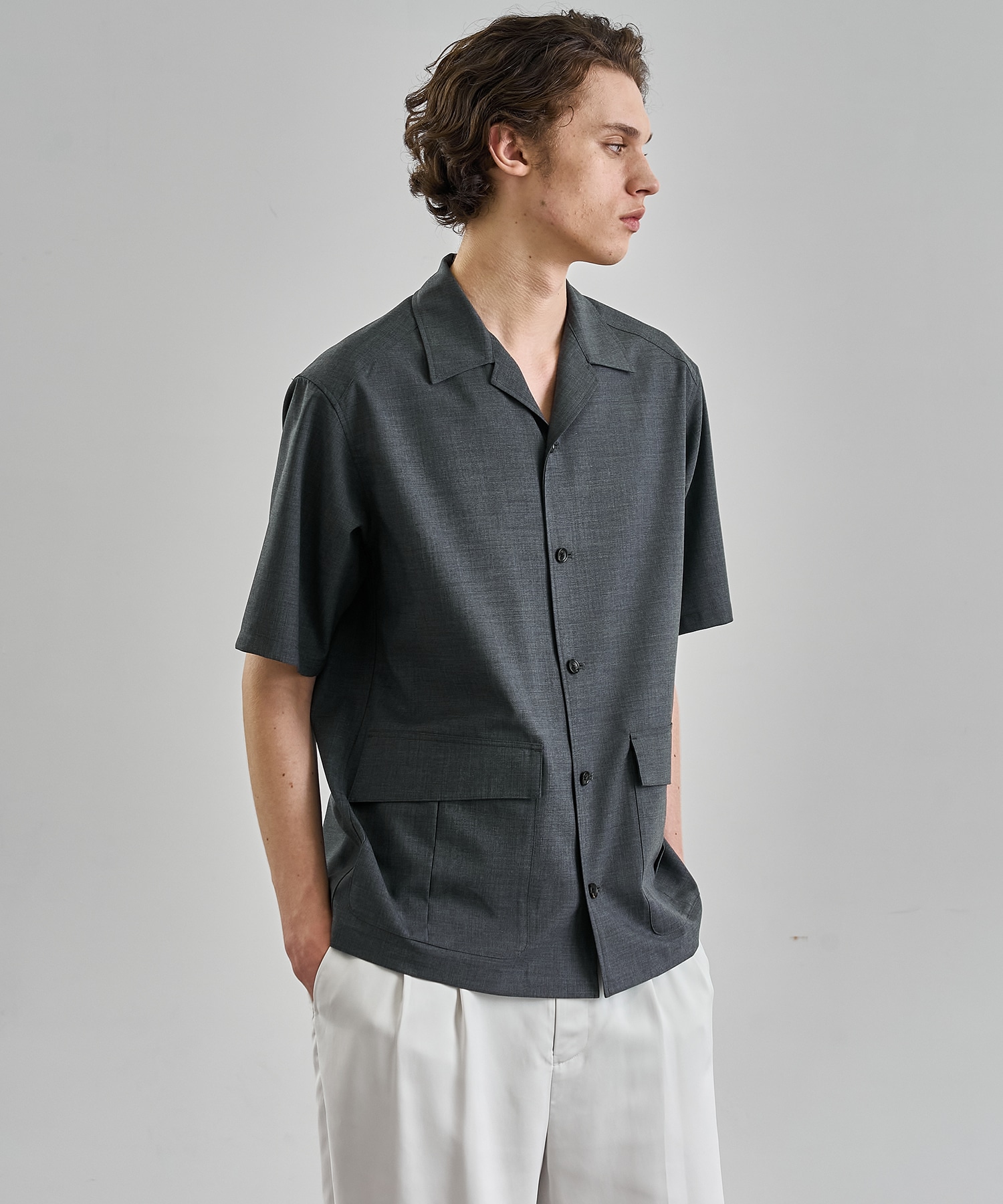 SCHONHERR WOOL ファティーグシャツ