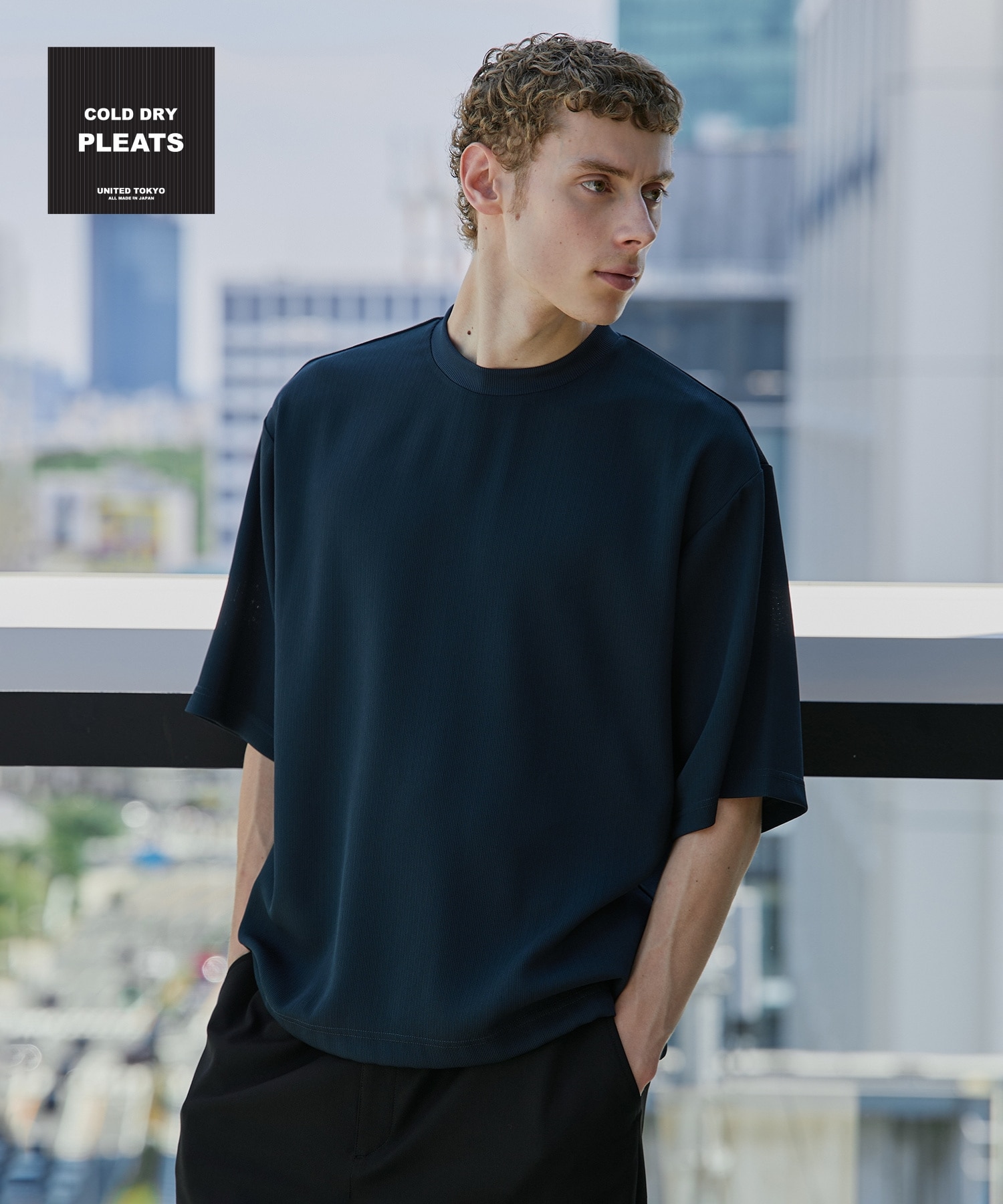 COLD DRY PLEATS Tシャツ