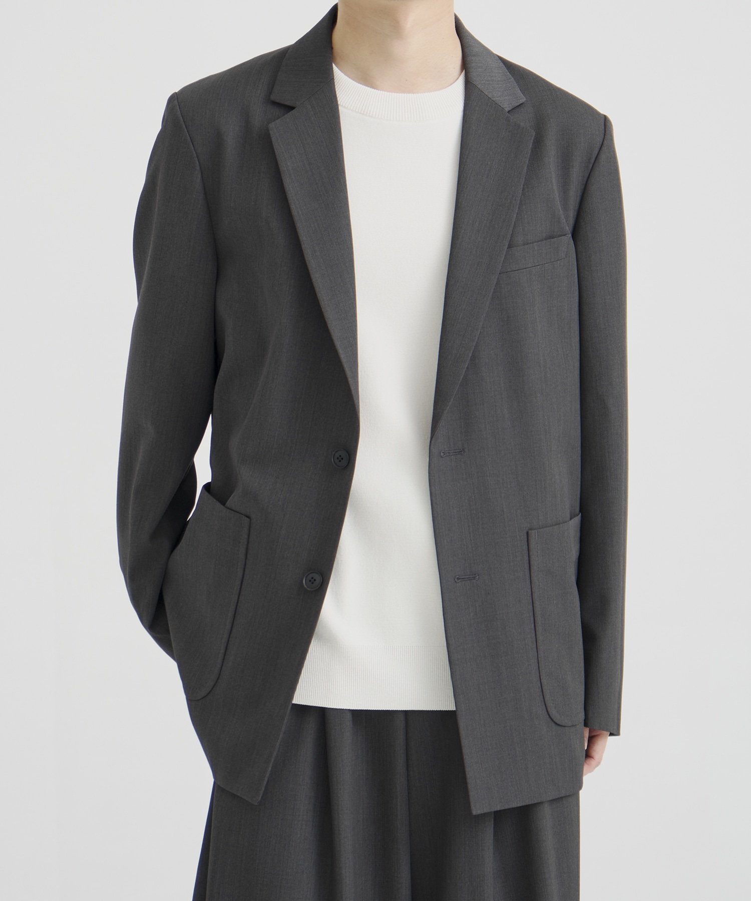 CLEAR WOOL シングルジャケット