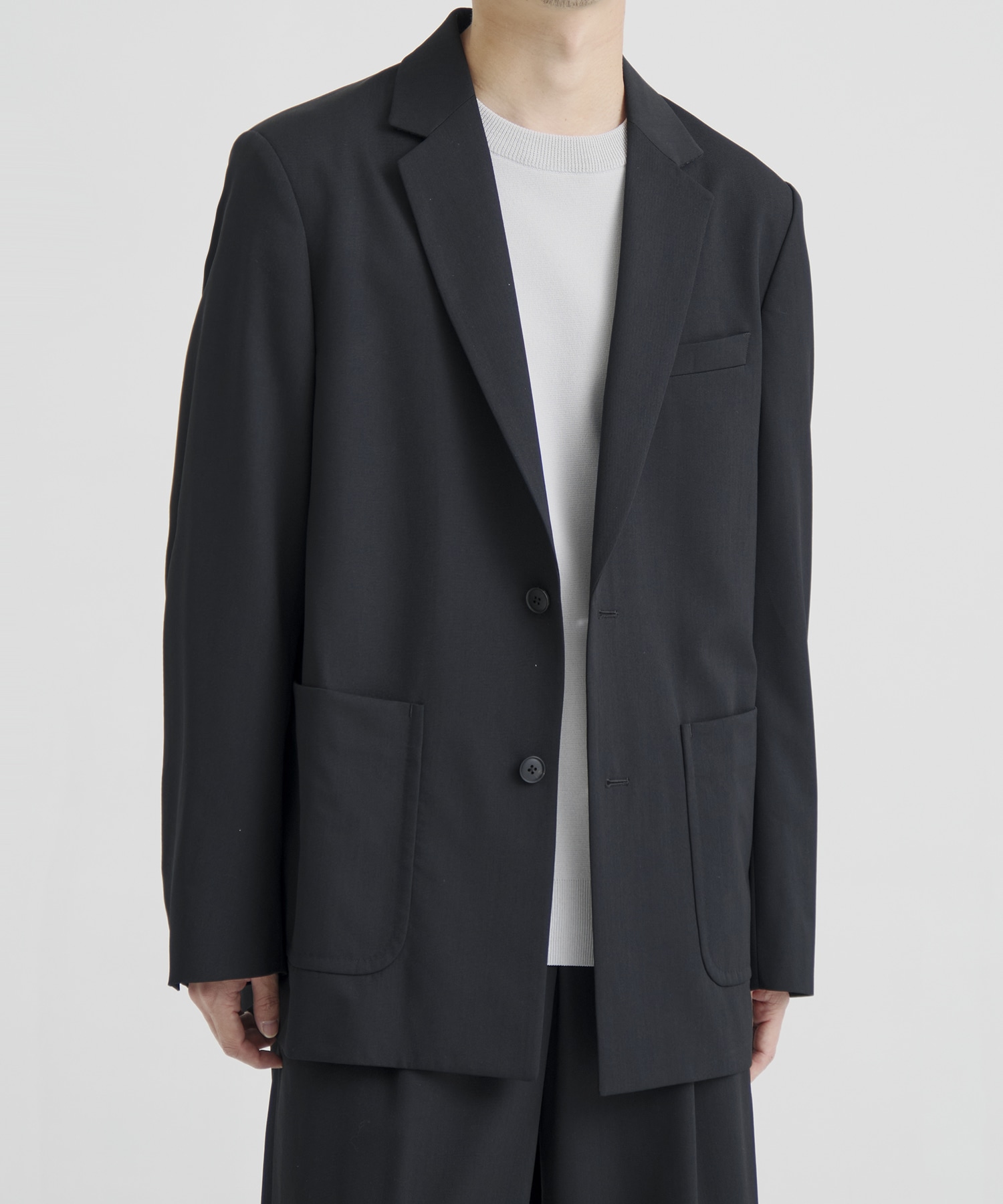 CLEAR WOOL シングルジャケット