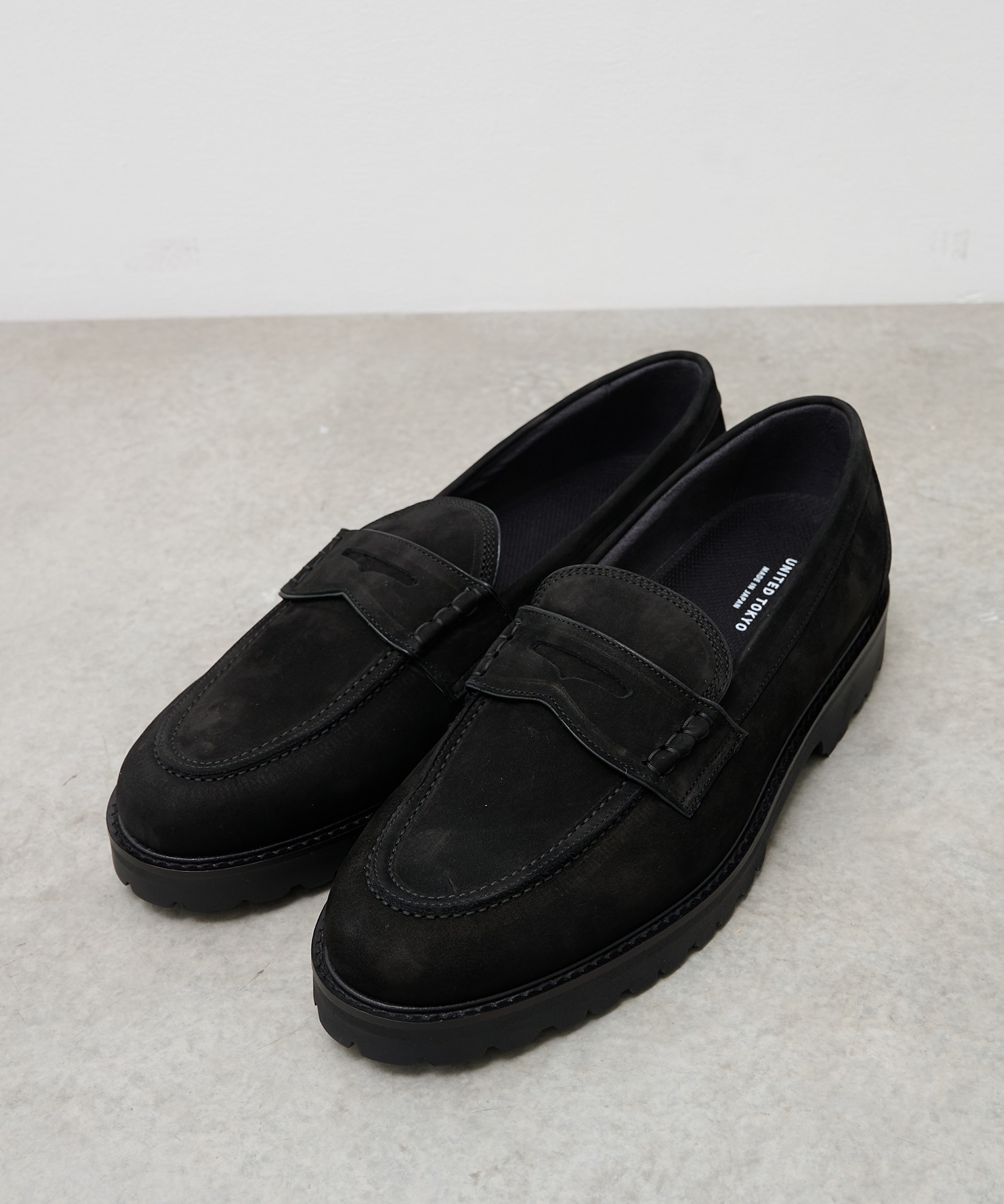 Vibram  NUBUCK LEATHER LOAFER