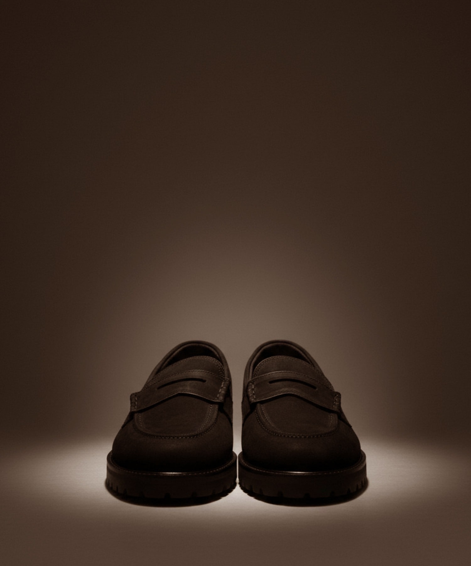 Vibram  NUBUCK LEATHER LOAFER