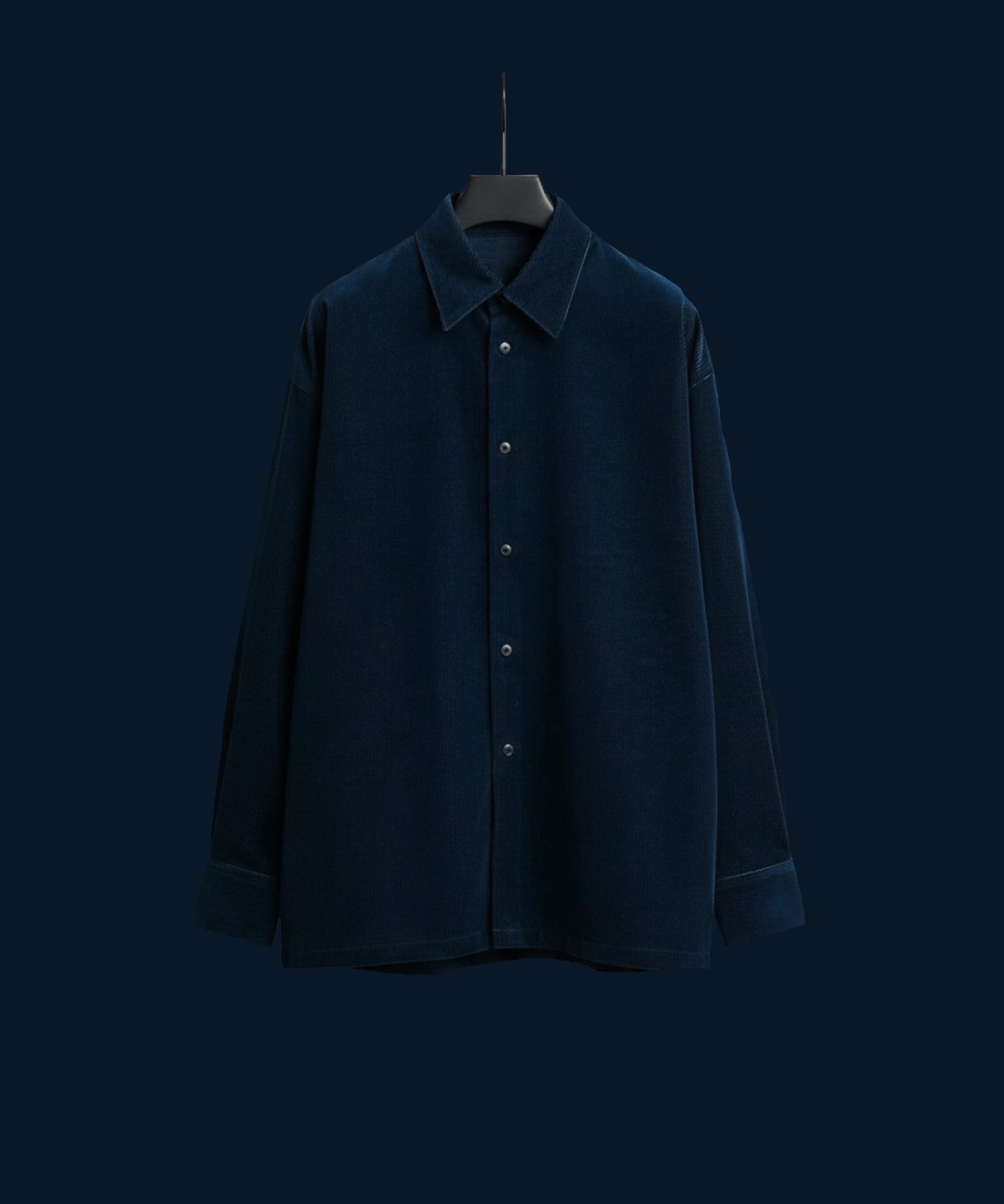 〈残りわずか｜再入荷なし〉WOOL CORDUROY ロングスリーブシャツ