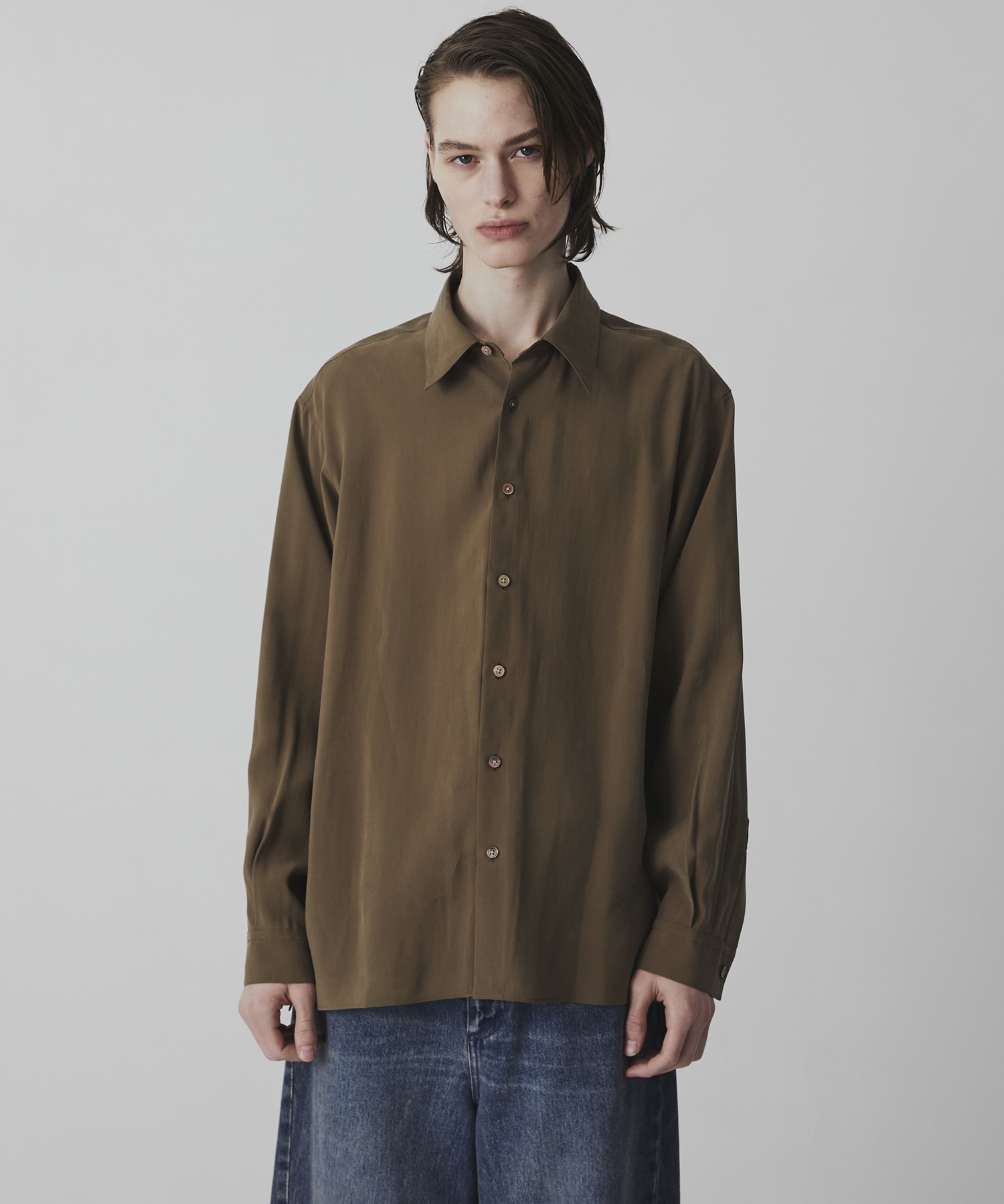 〈2026SS｜WEB限定｜限定7着〉フィブリルレーヨン リラックスシャツ