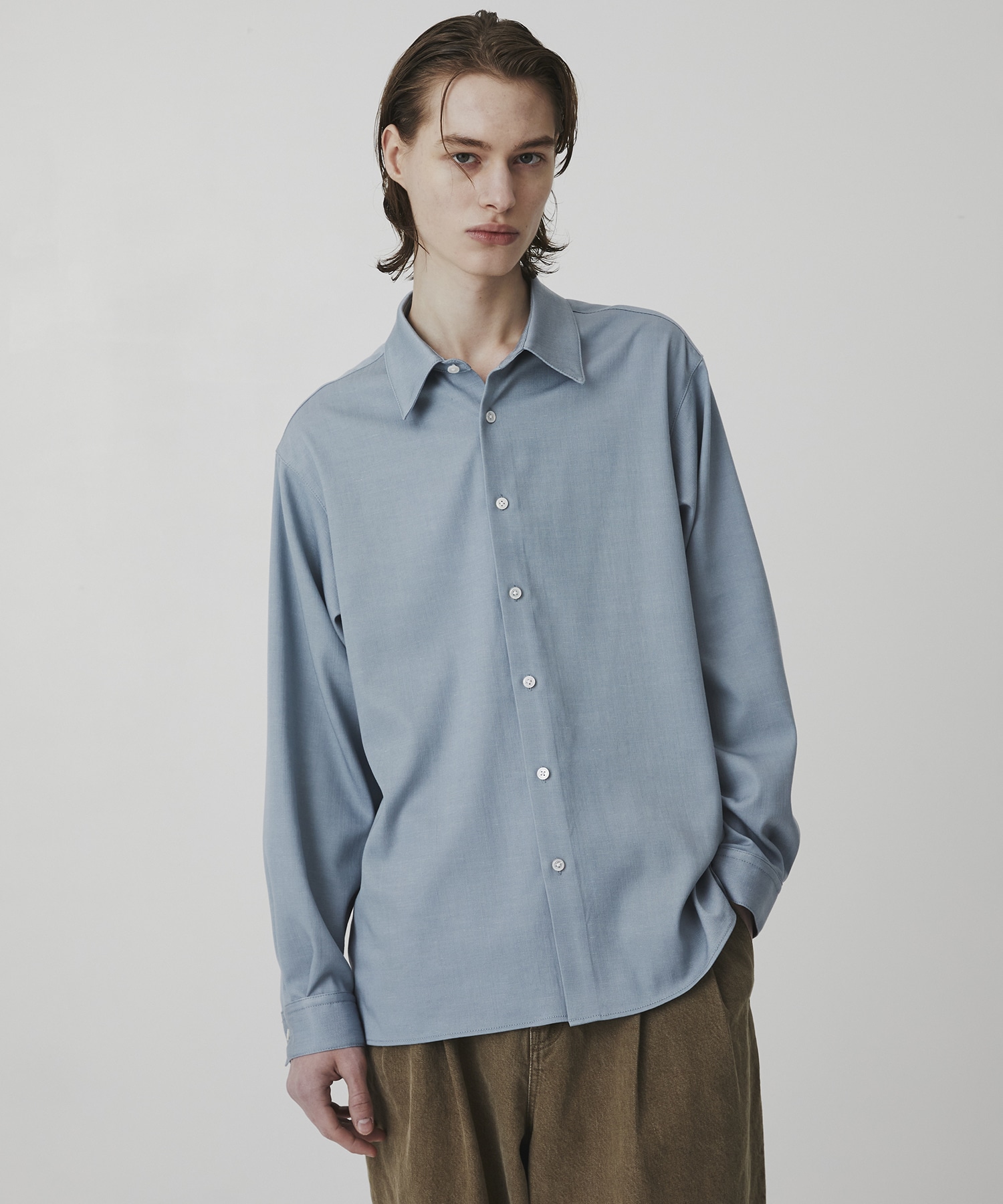 〈2026SS｜WEB先行販売〉スラブシャンブレー デニムシャツ