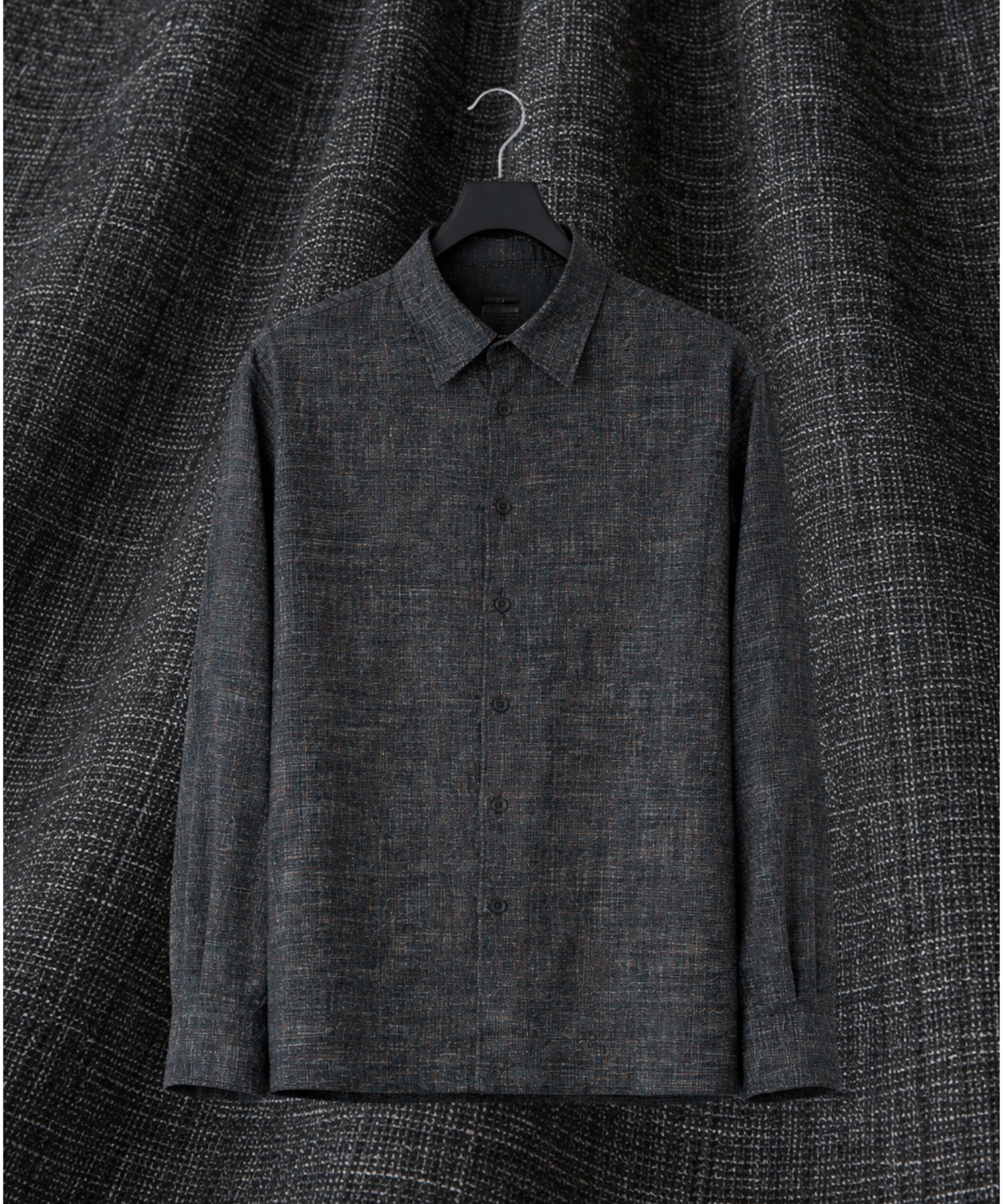 LIGHT TWEED ロングスリーブシャツ