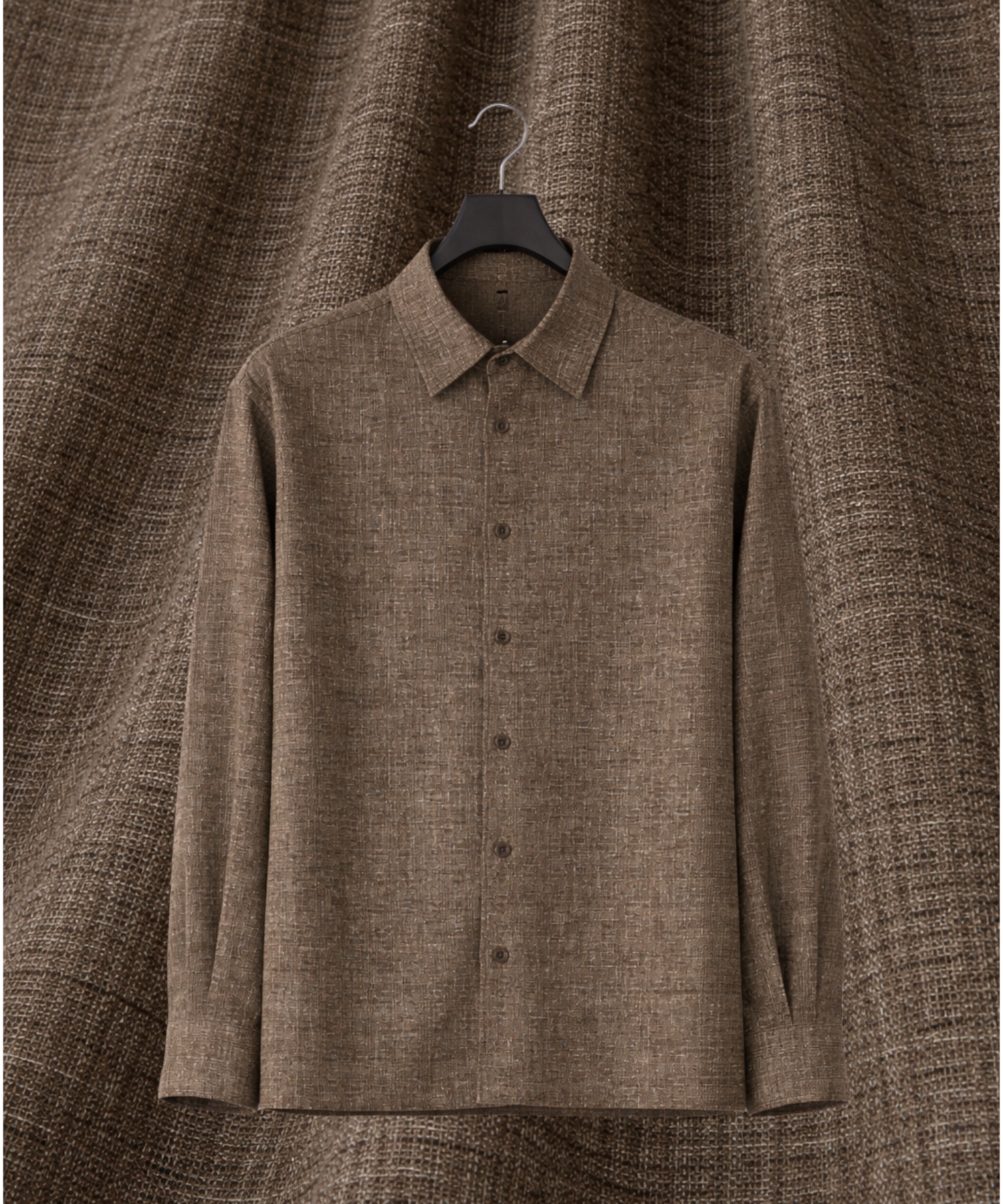 LIGHT TWEED ロングスリーブシャツ