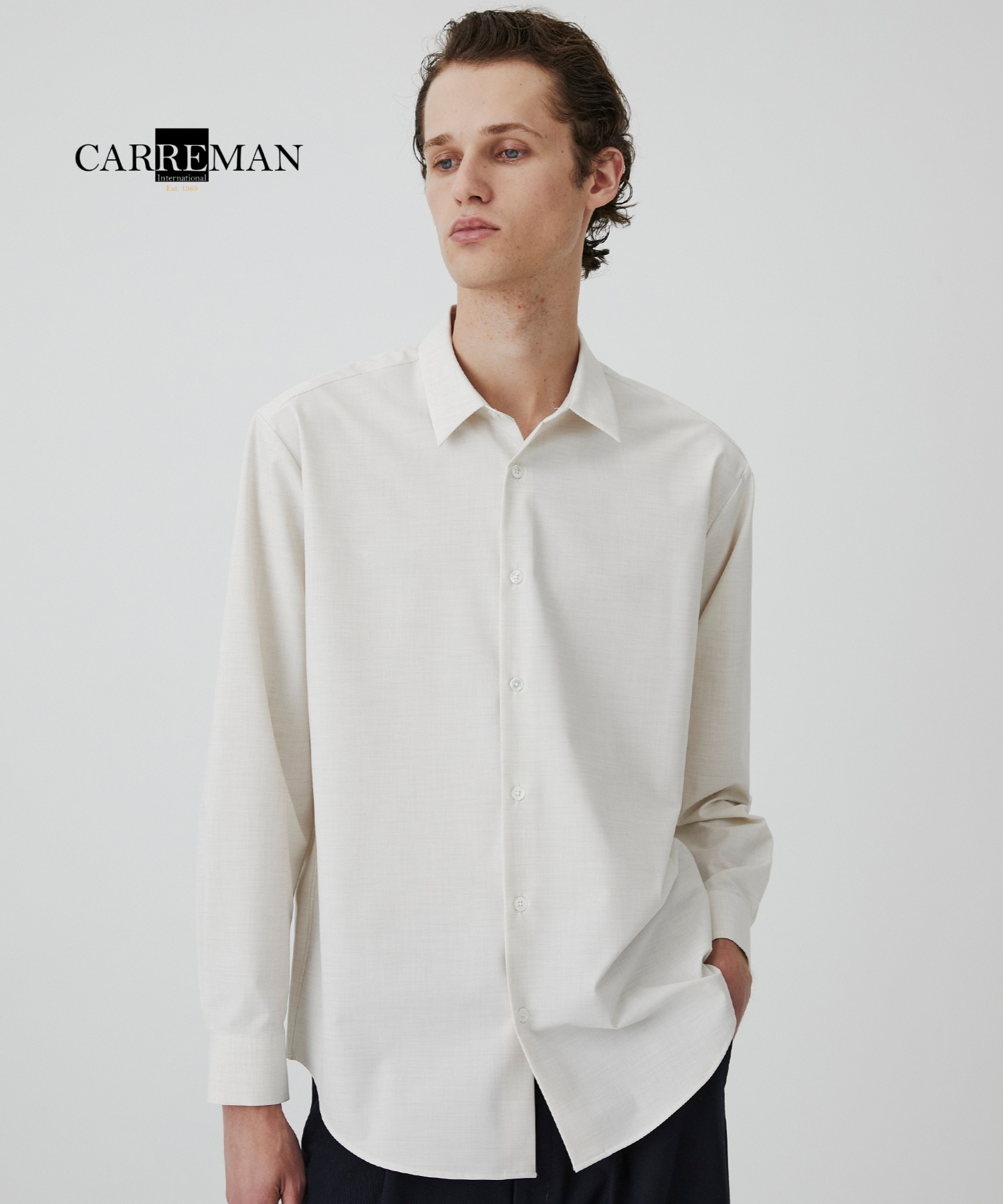 〈再入荷なし〉CARREMAN DRY LIGHT ロングスリーブシャツ