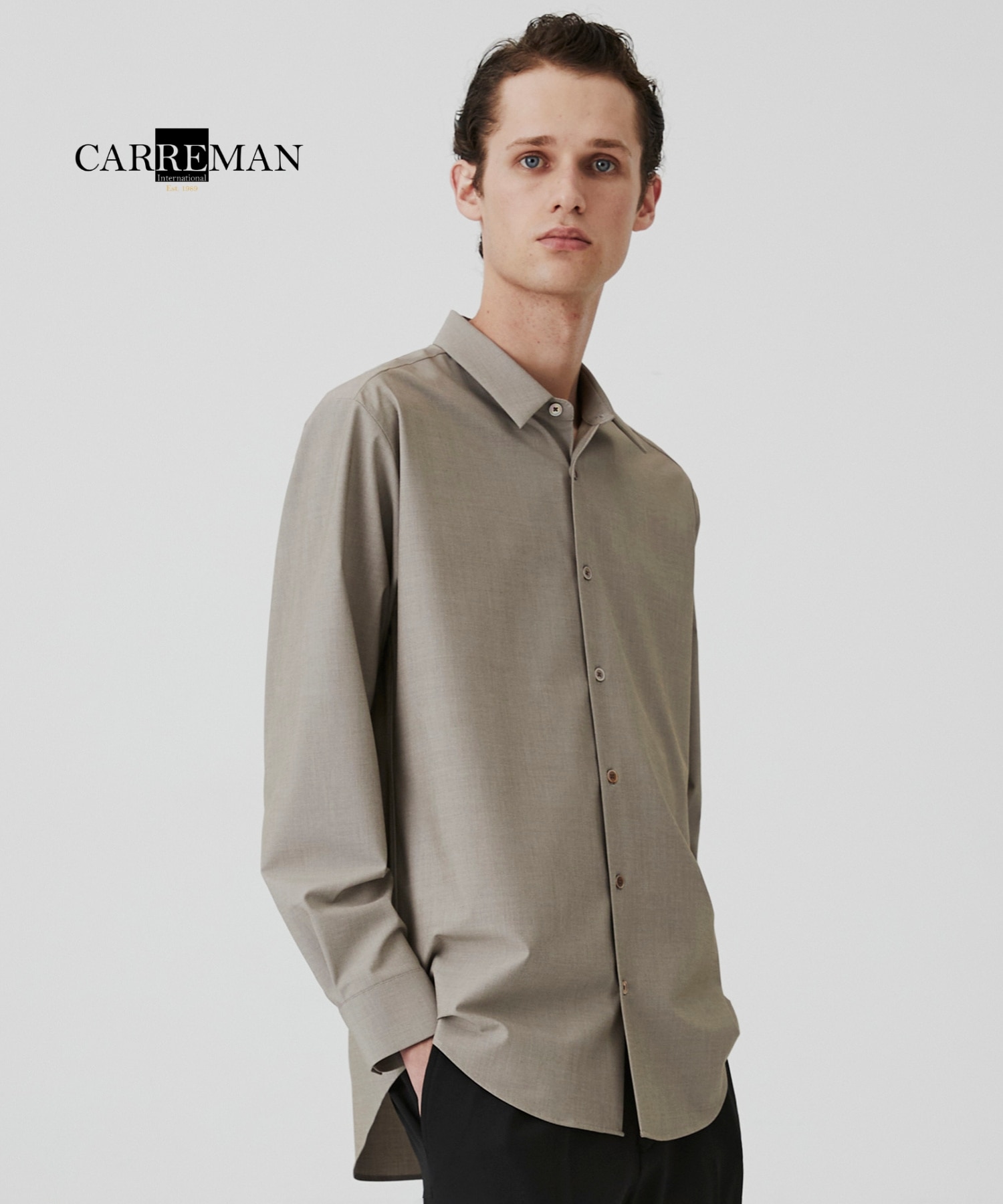 〈再入荷なし〉CARREMAN DRY LIGHT ロングスリーブシャツ