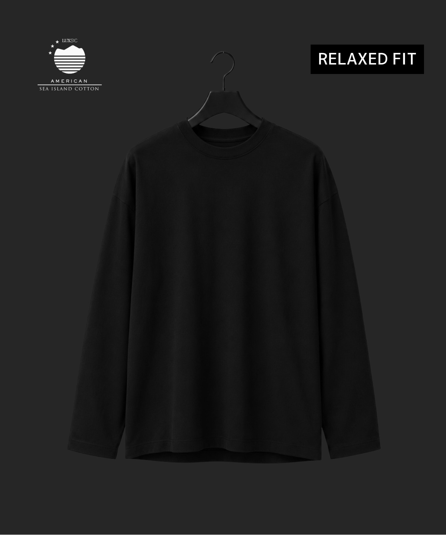 SEA ISLAND COTTON ロングスリーブTシャツ