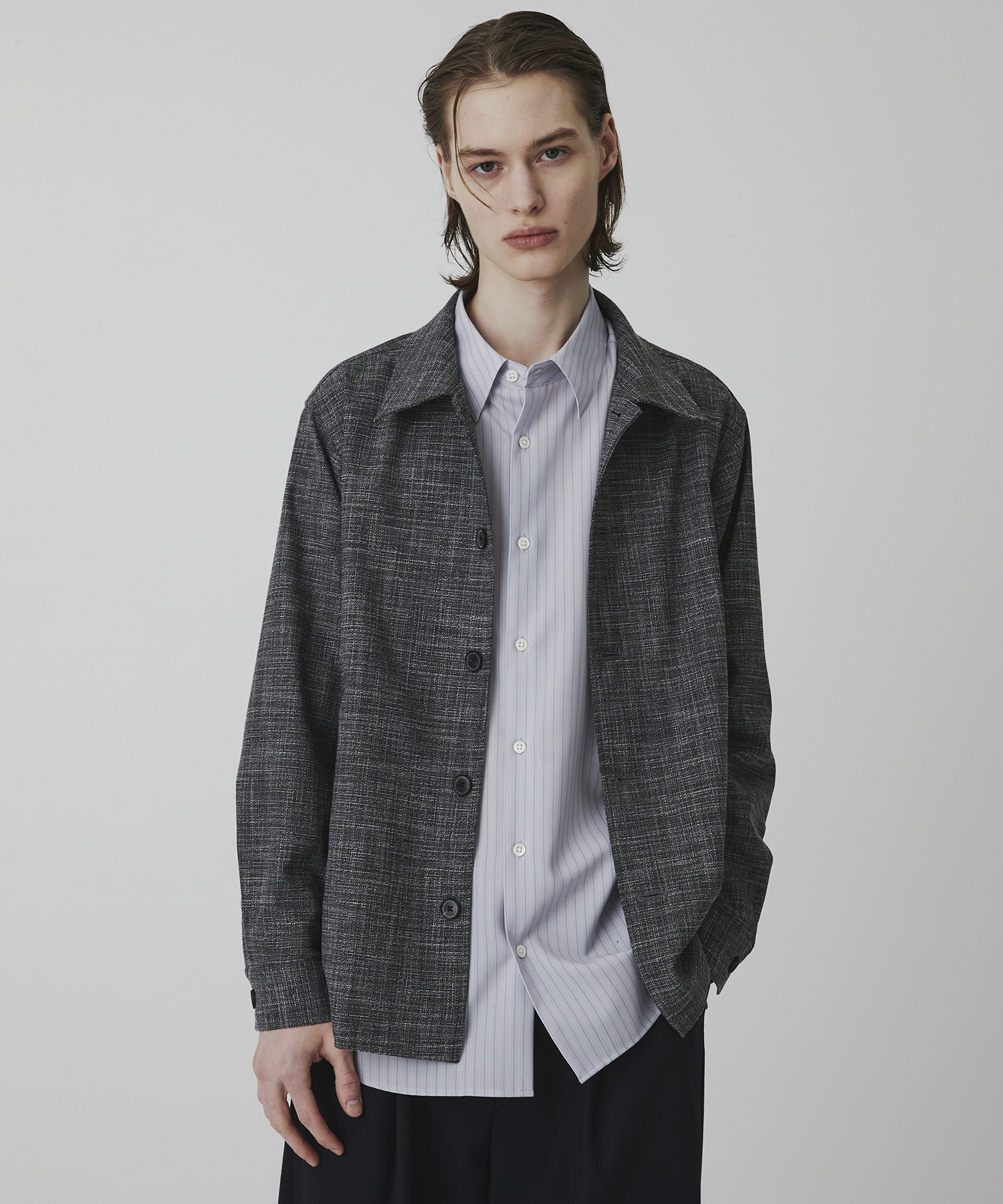 〈2026SS〉Slab Tweed カバーオール