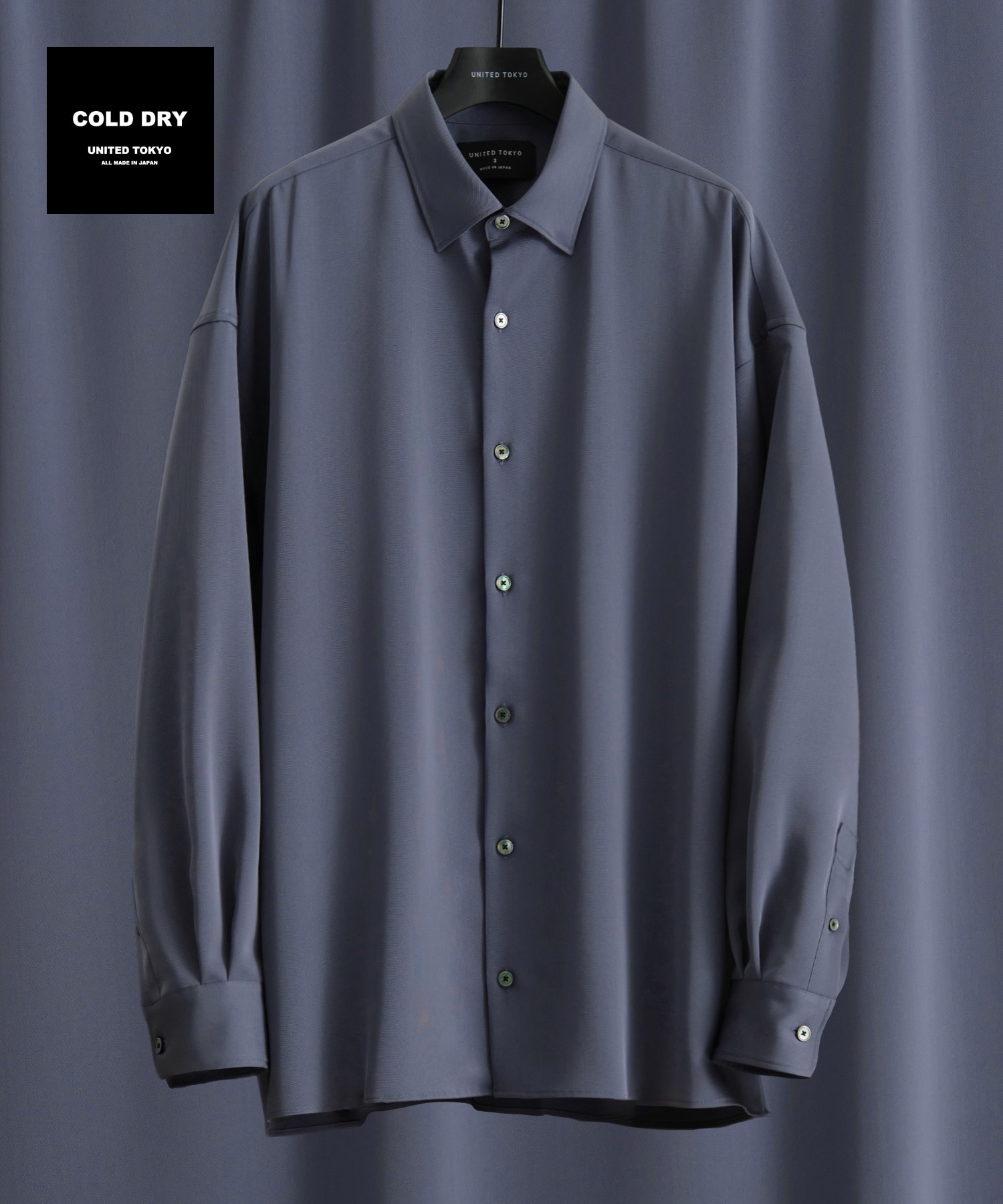 〈WEB限定｜残りわずか｜再入荷なし〉COLD DRY ロングスリーブシャツ