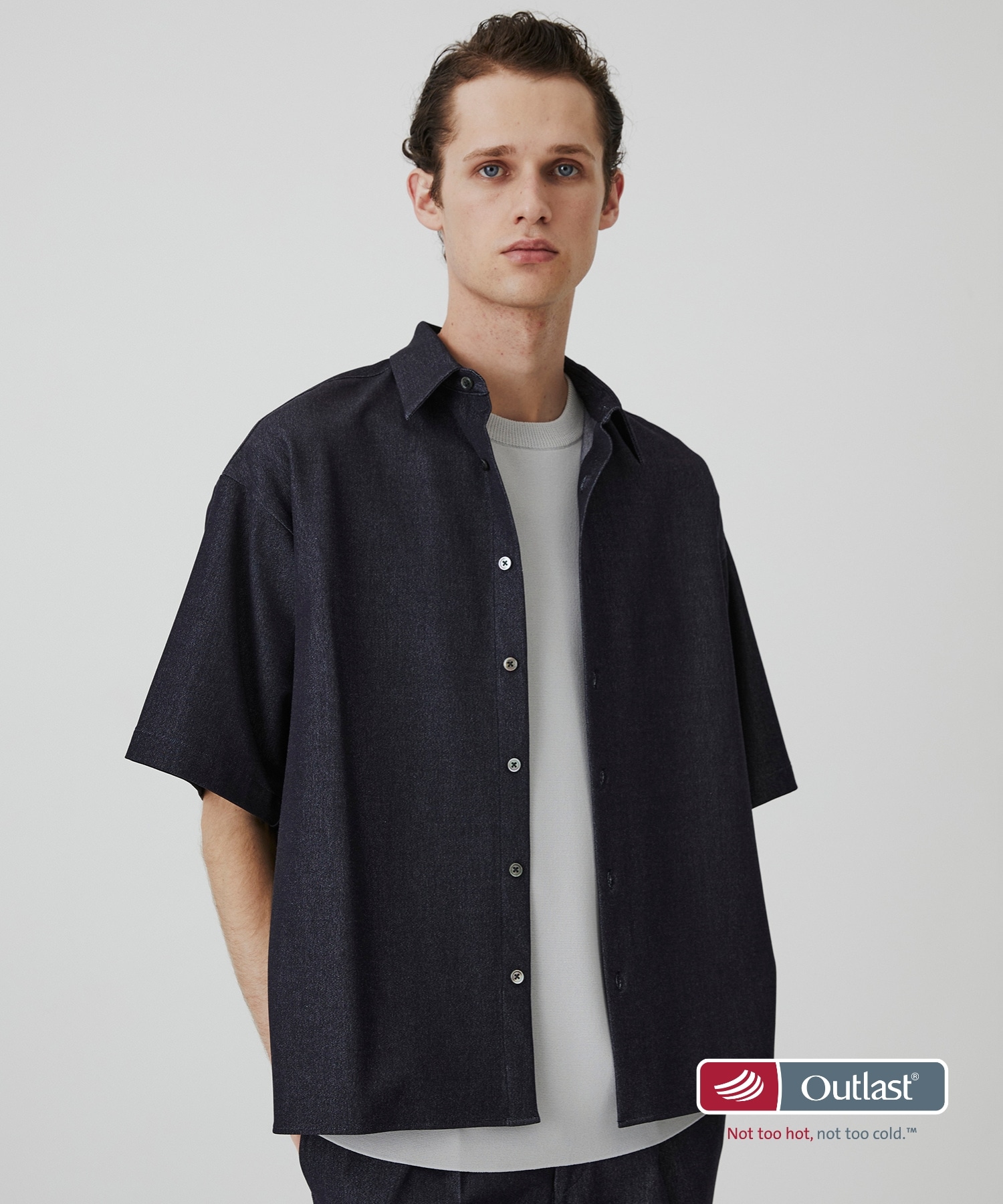 〈WEB限定｜先行予約〉アウトラストデニム ショートスリーブシャツ