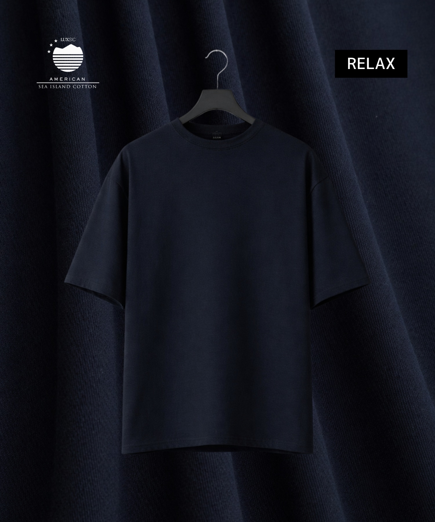 SEA ISLAND COTTON リラックスTシャツ