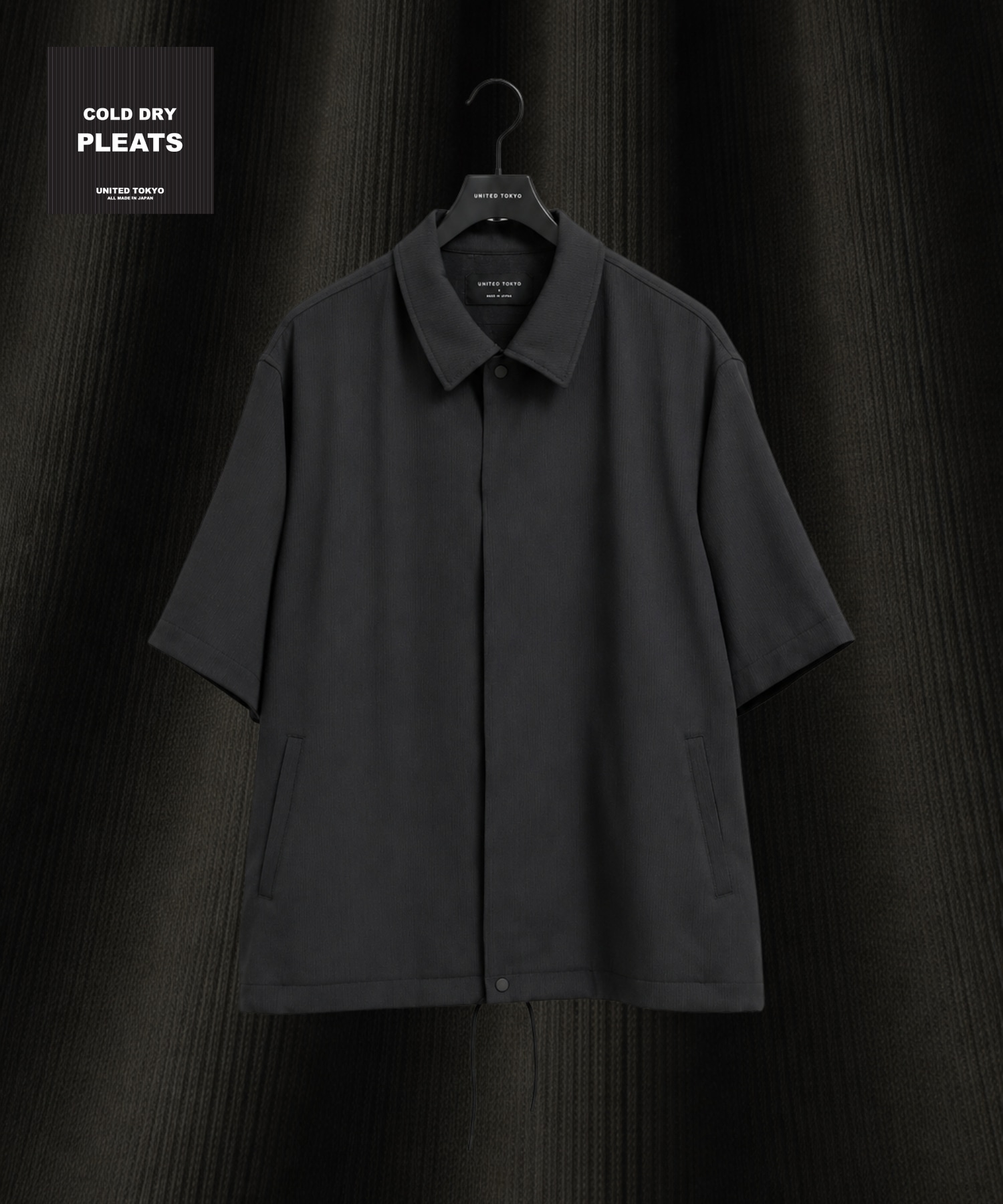 COLD DRY PLEATS コーチブルゾン