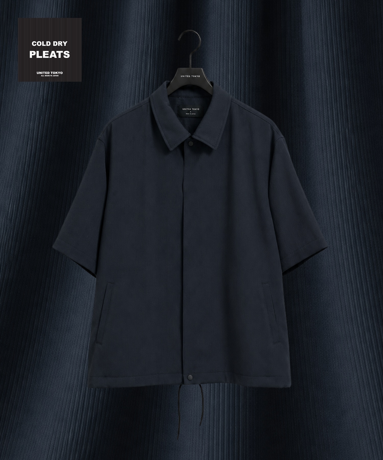 COLD DRY PLEATS コーチブルゾン