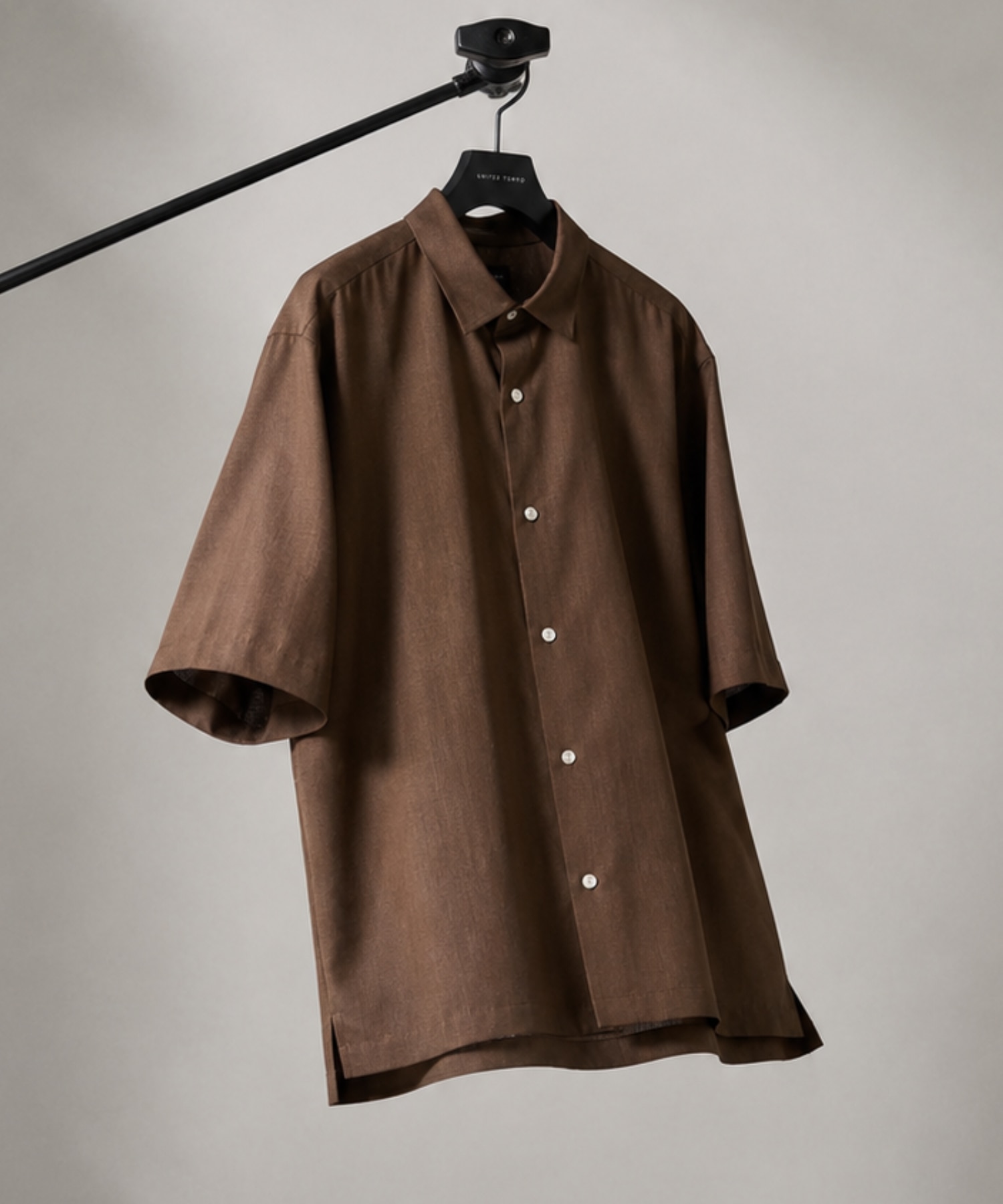 アーバンダイウール イタリアンカラーシャツ S/S