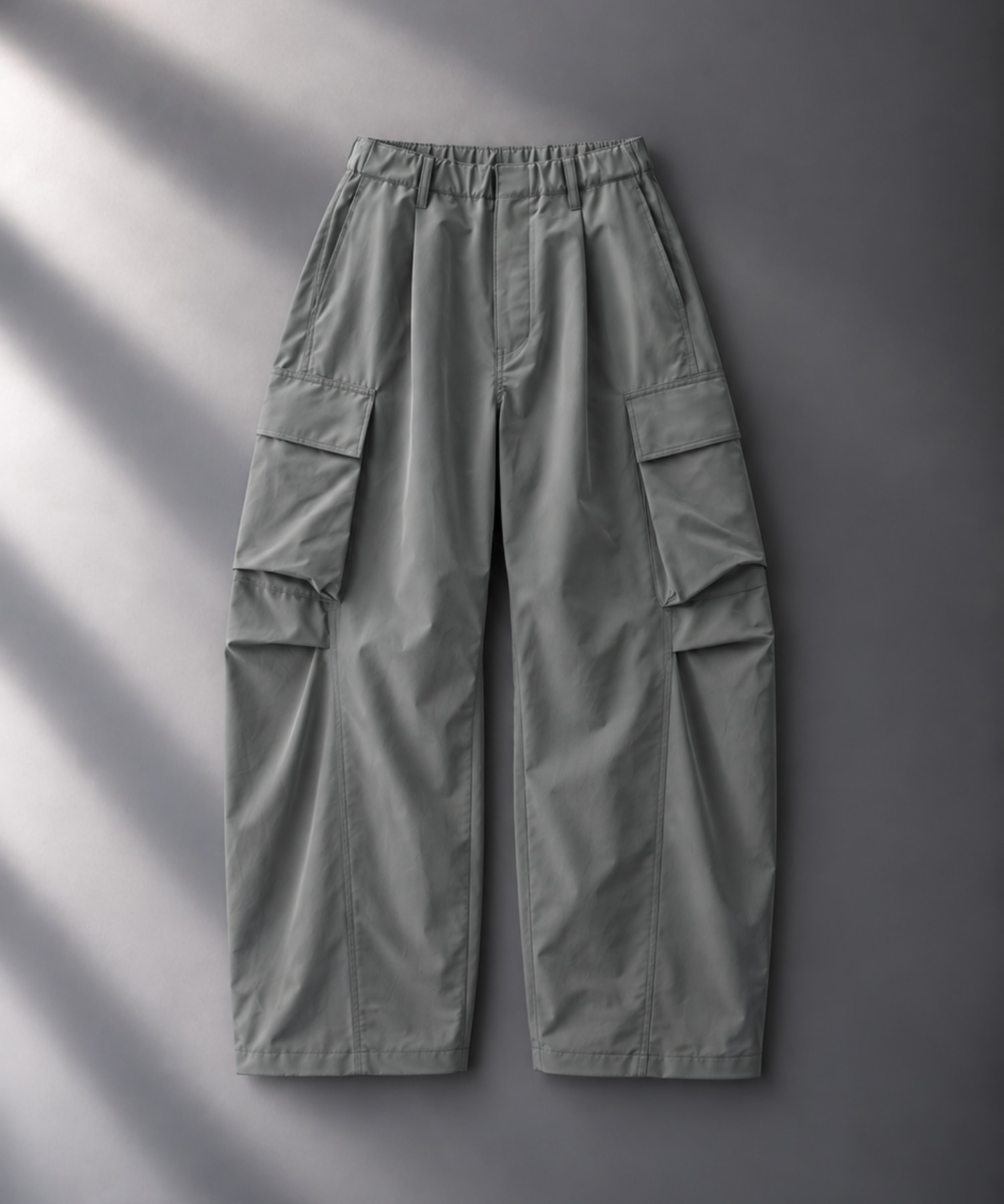 FEATHER NYLON ツイストカーゴパンツ