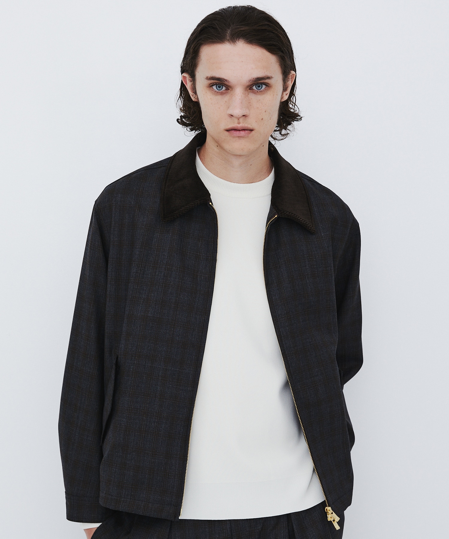 〈数量限定〉CUBA CHECK ハリントンブルゾン