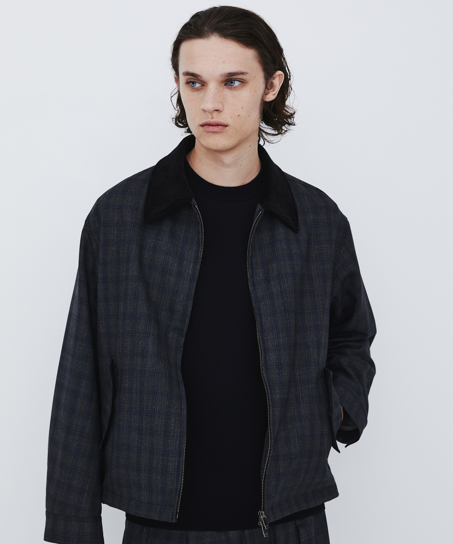 〈数量限定〉CUBA CHECK ハリントンブルゾン
