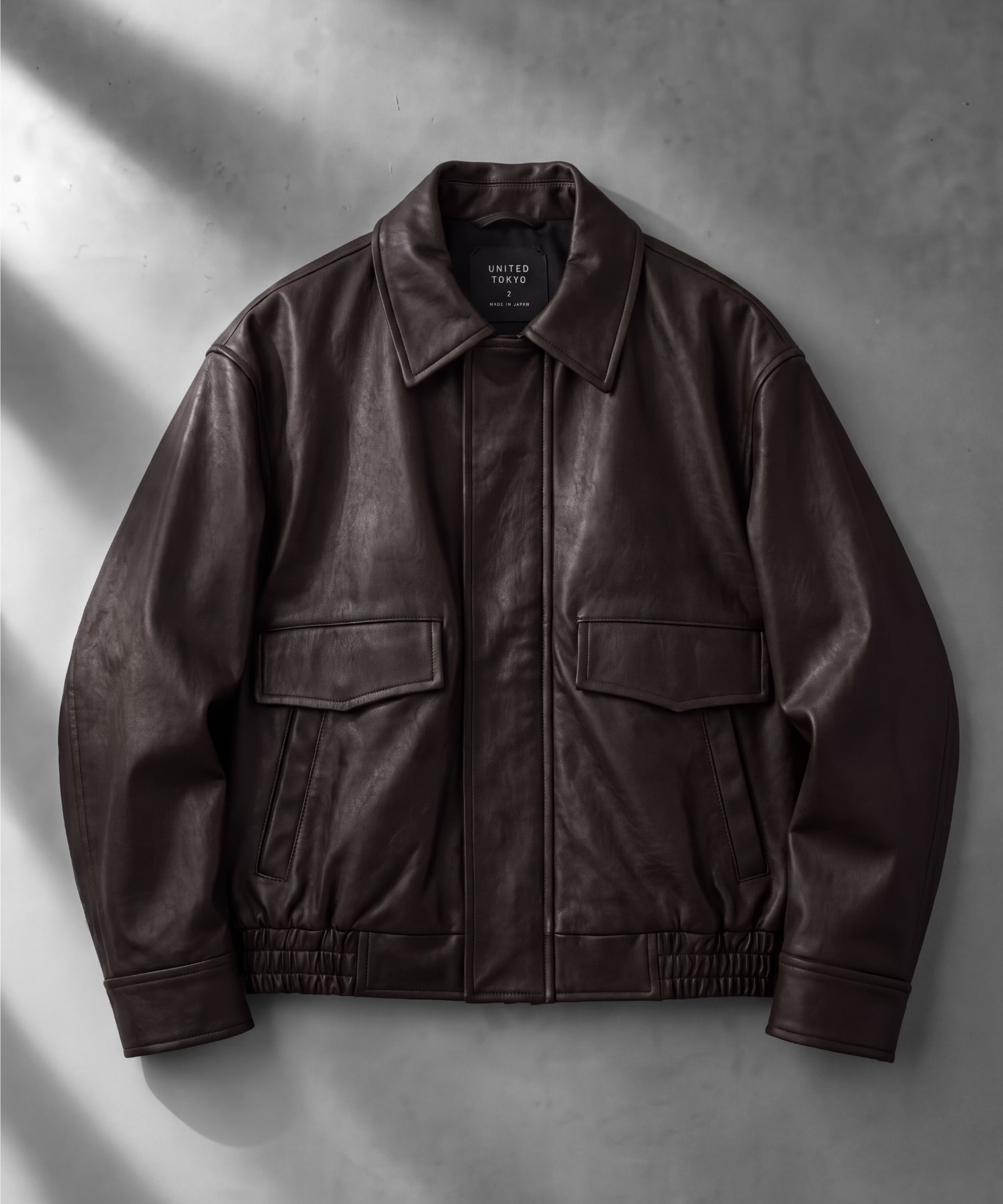 VINTAGE LEATHER ブルゾン