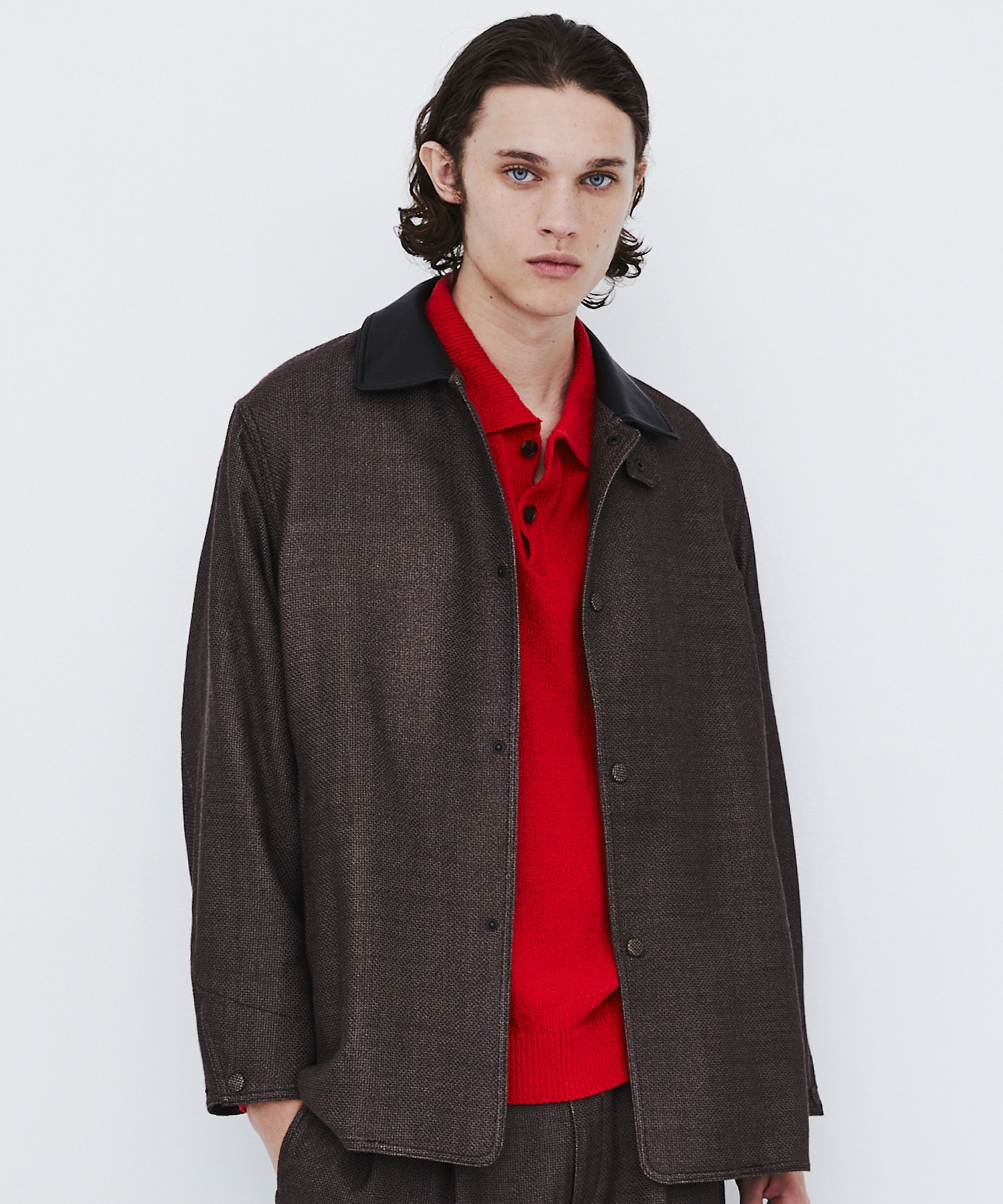 〈数量限定｜各サイズ1点のみ〉SILK BROKEN OX WORK JACKET