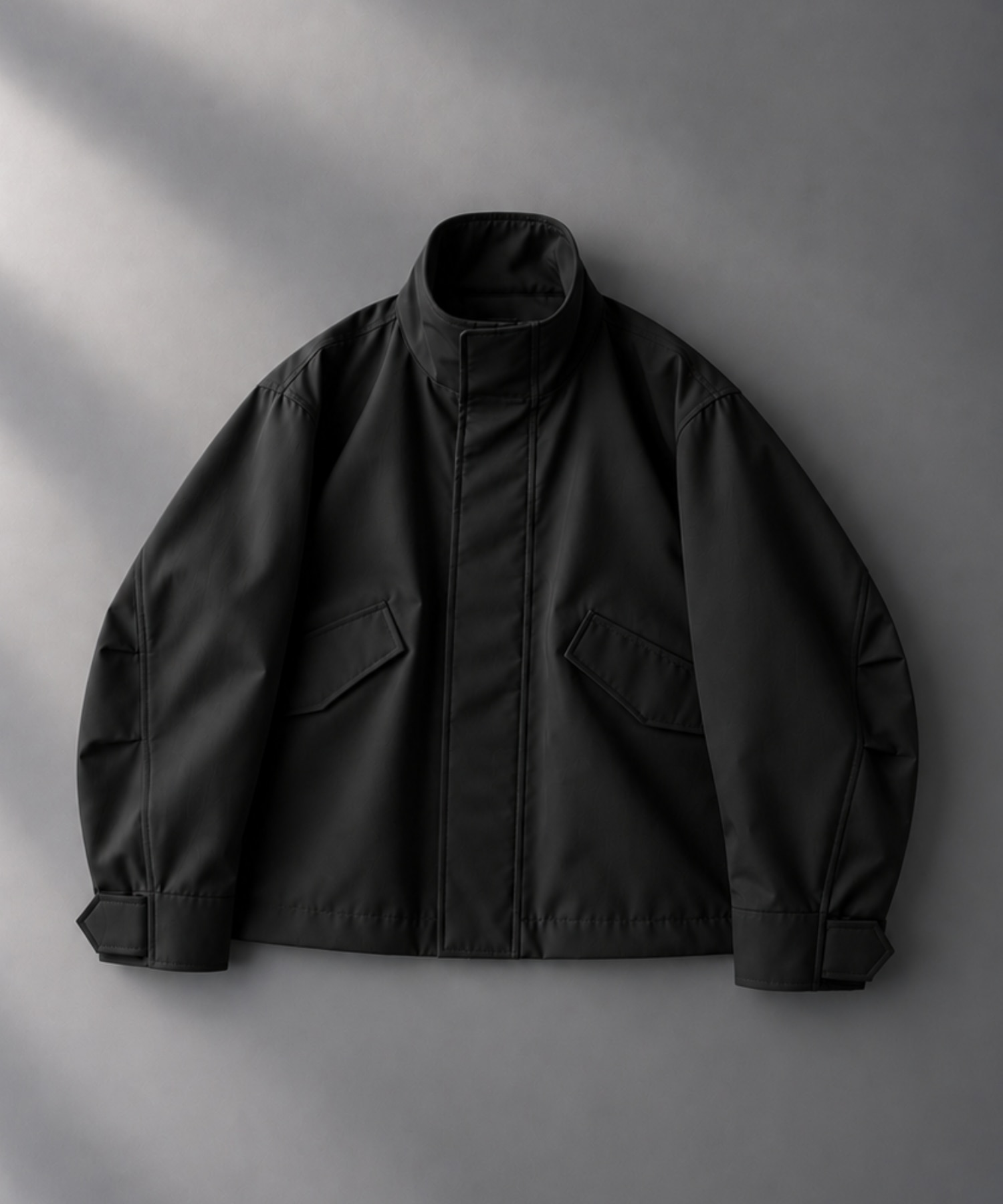 FEATHER NYLON ショートモッズコート