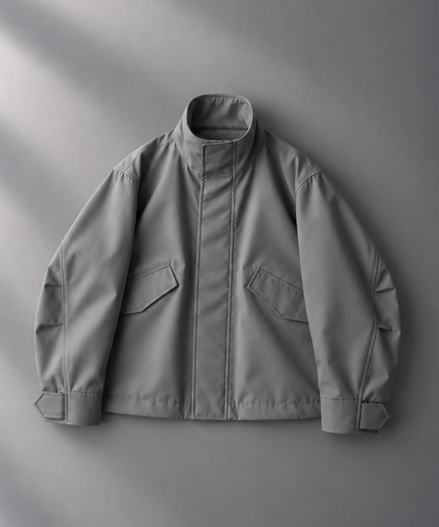 FEATHER NYLON ショートモッズコート