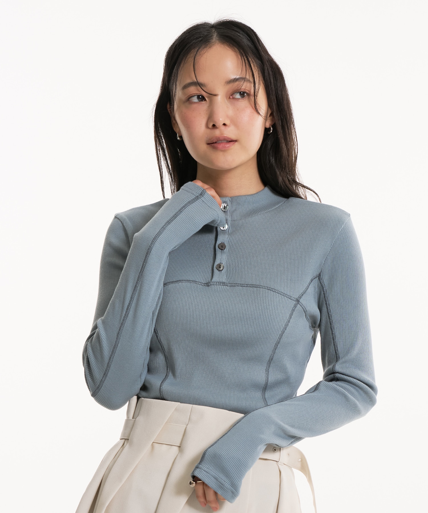 2WAYスビンプラチナムテレコプルオーバー