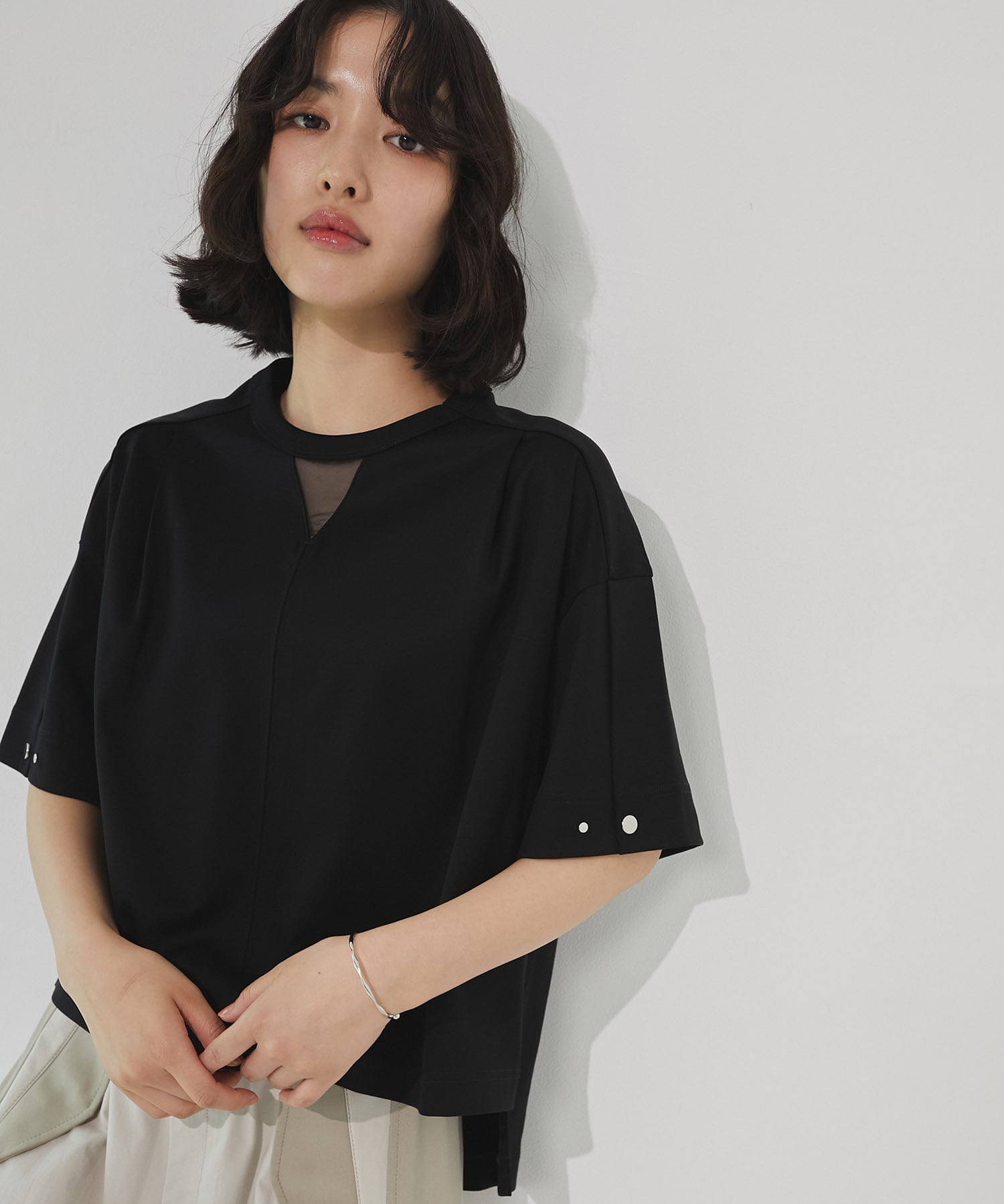 シルケットオーバーサイズTシャツ