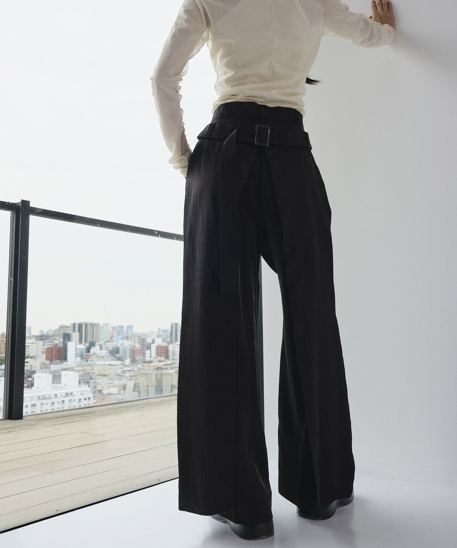 Wrap Back Trousers