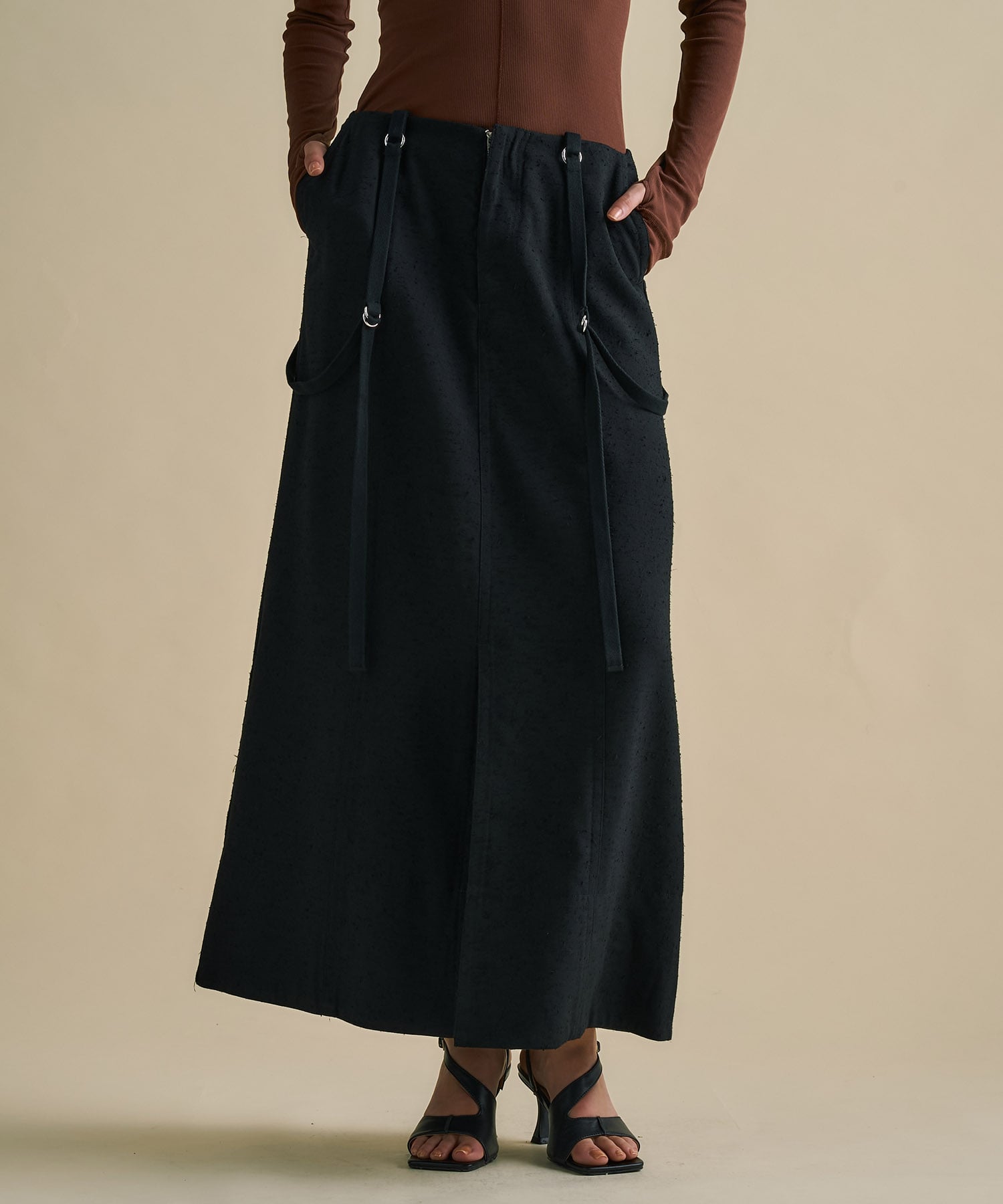 Vintage Nep Suspender Skirt