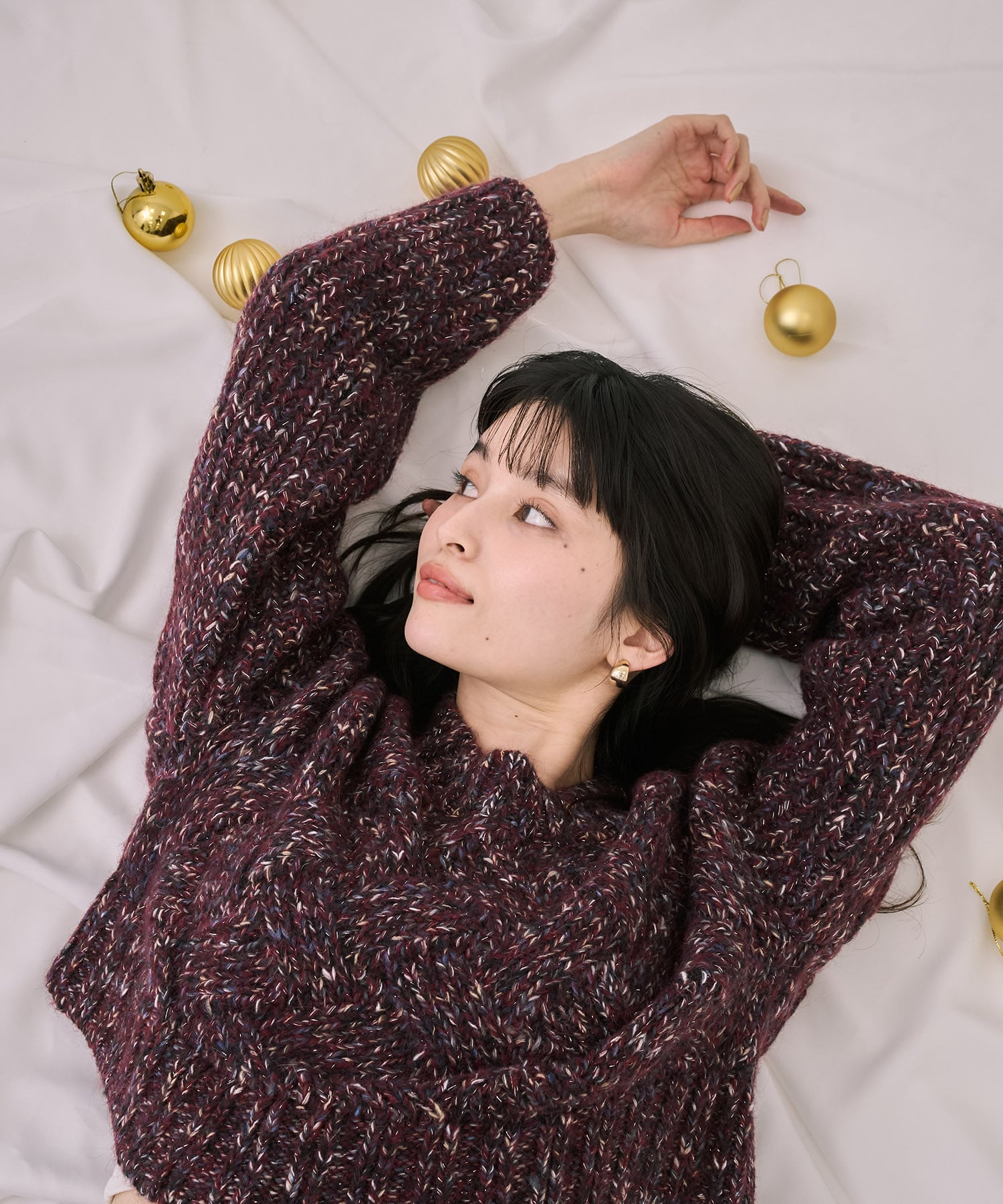 【WEB先行発売】バスケットショートニット