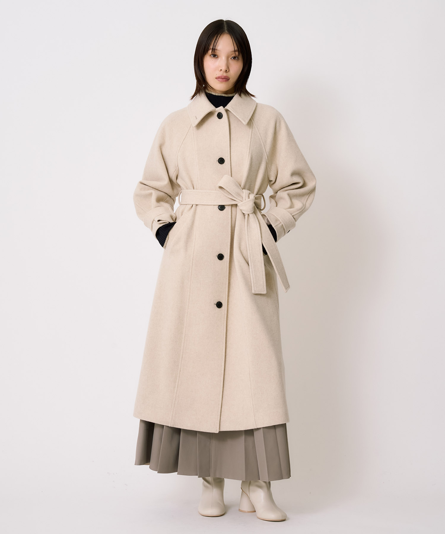 【WEB限定】2wayウールロングコート