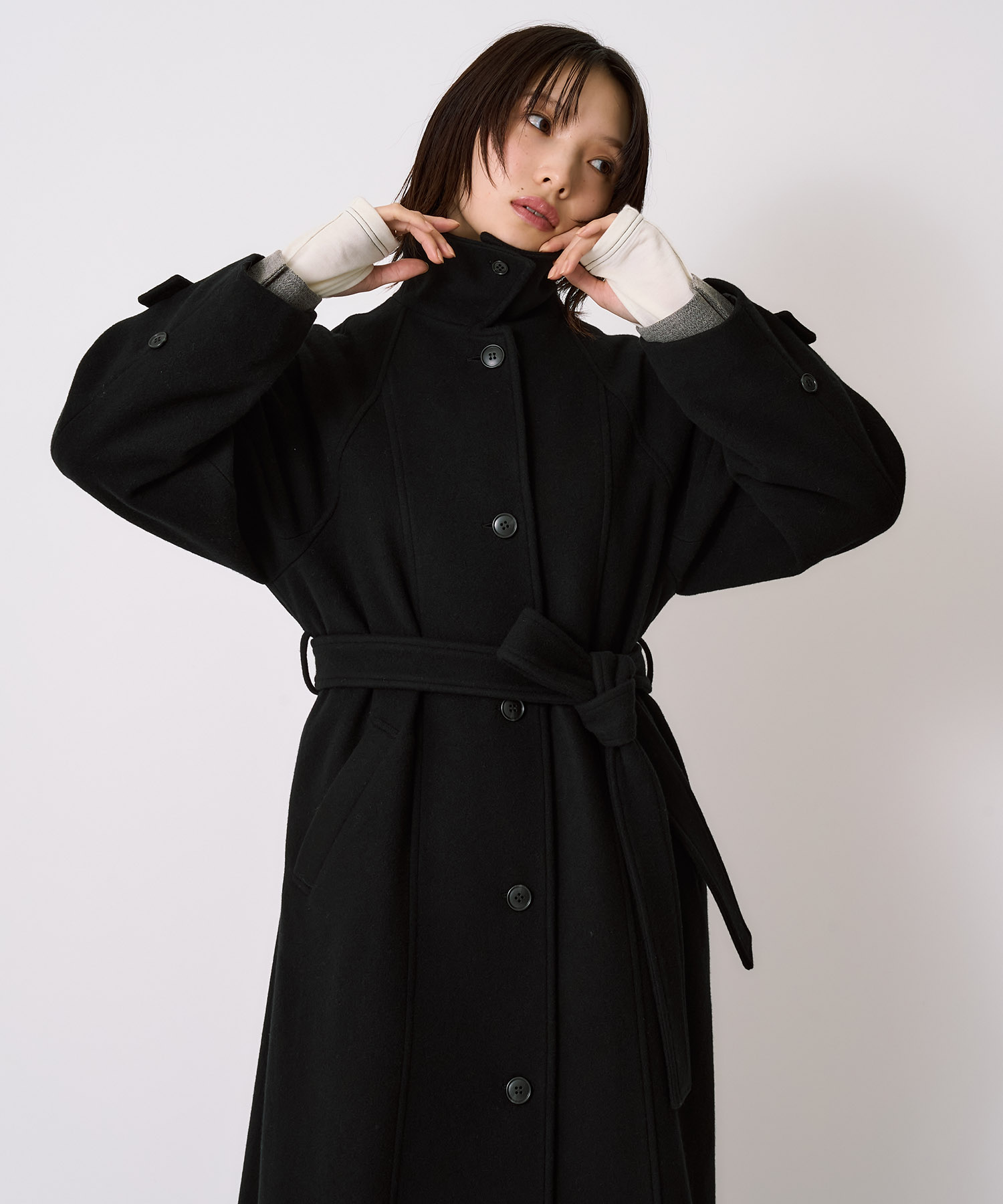 【WEB限定】2wayウールロングコート