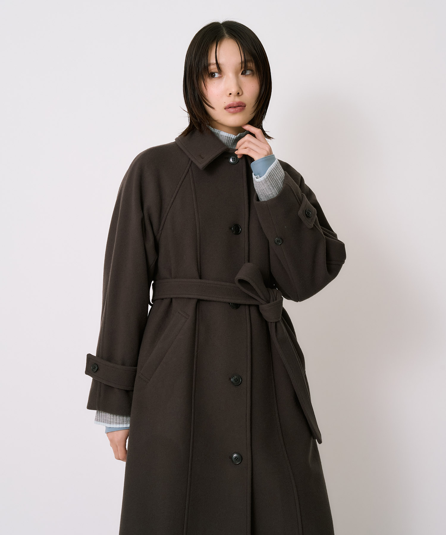 【WEB限定】2wayウールロングコート