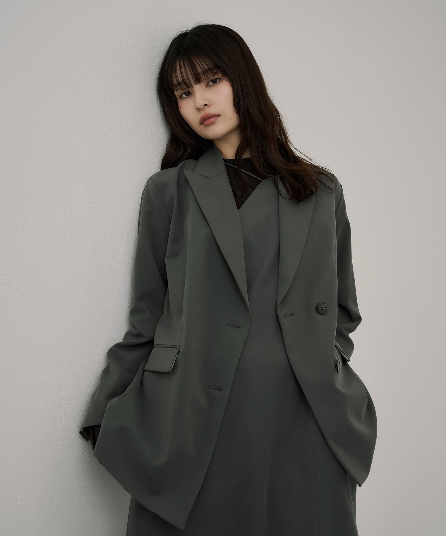 【セットアップ】フィブリルテーラードジャケット