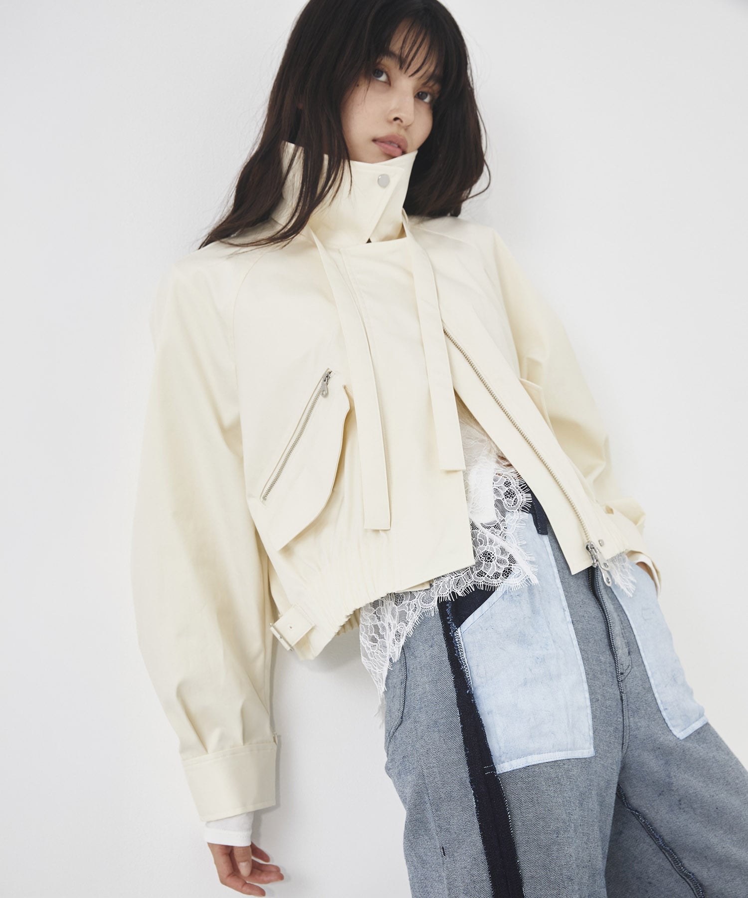 ゴムタックギャザーブルゾン