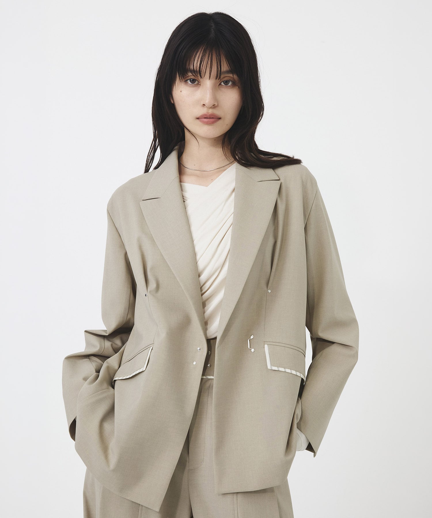 ＜セットアップ対応＞カシメタックマチジャケット