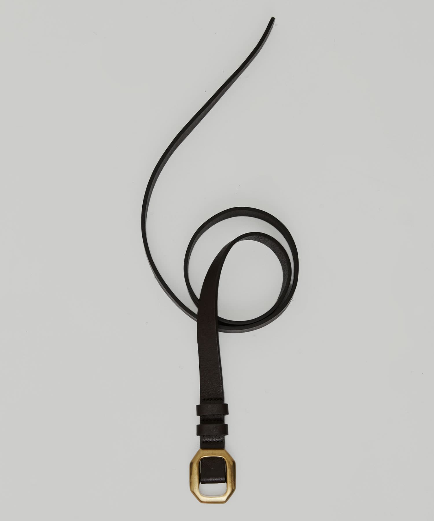 〈WEB先行予約受付中〉【新色】Octagon Buckle Leather Belt