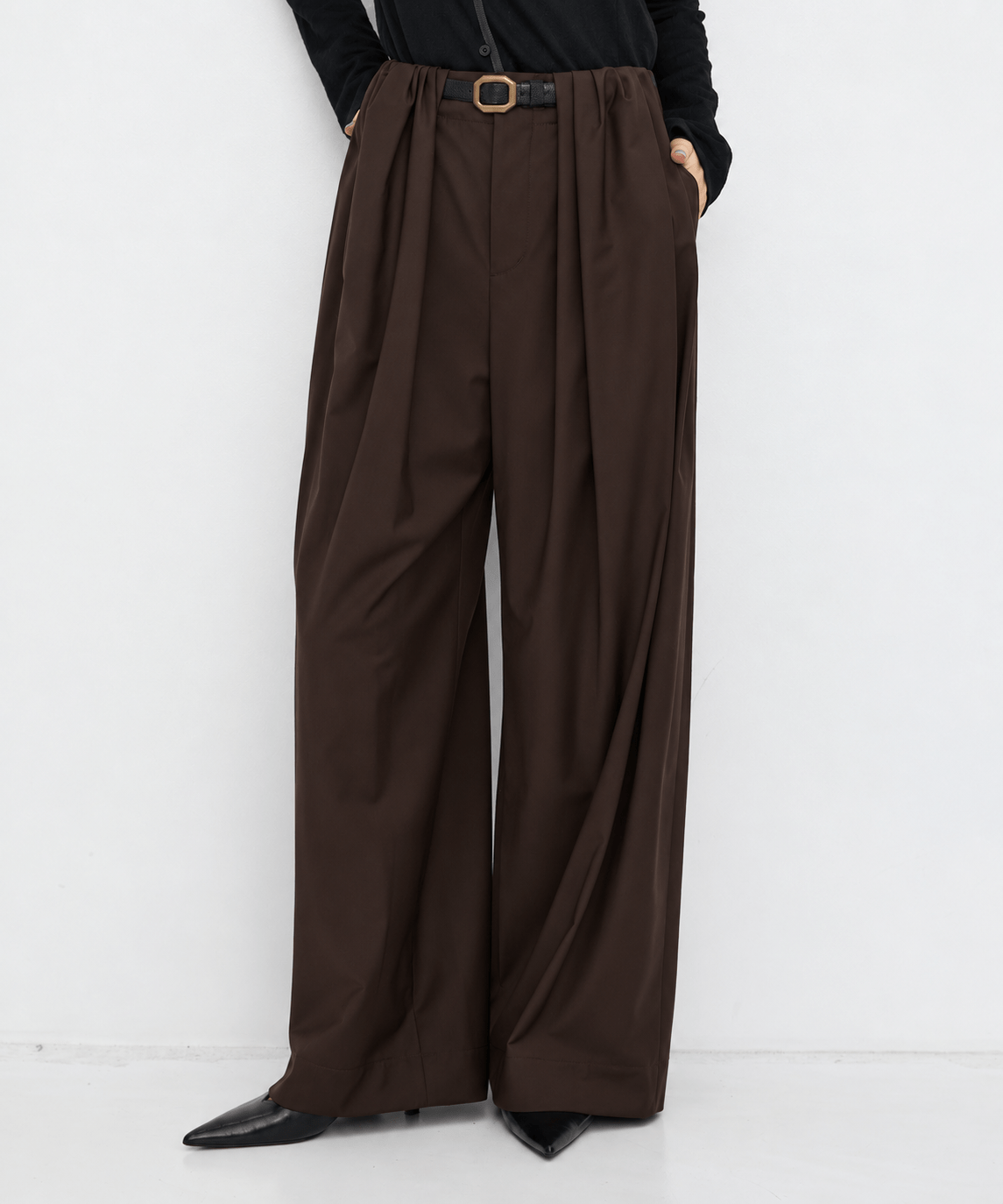 Super120s Wool Relax Trousers