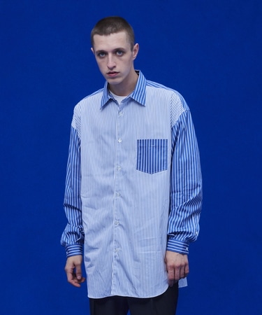 THOMAS MASON　パネルデザインシャツ
