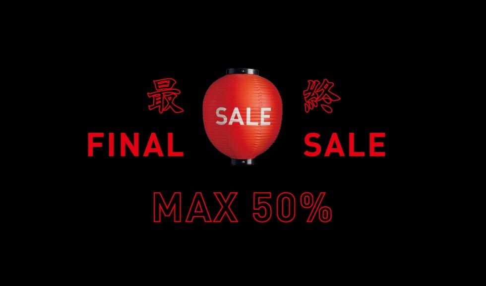 【MAX 50% OFF】FINAL SALE