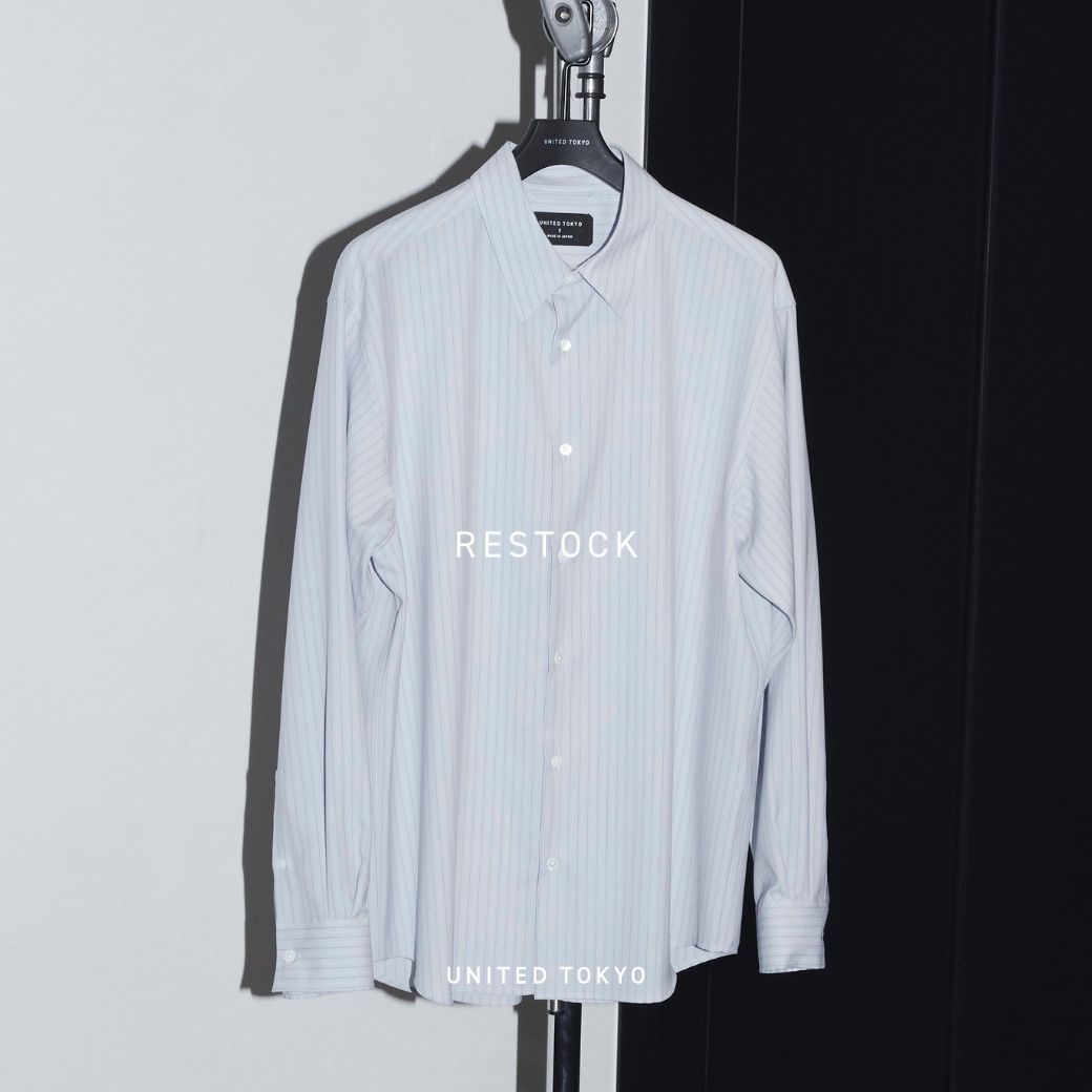 【再入荷】尾州×SUPER 120's、洗えるウールシャツ。