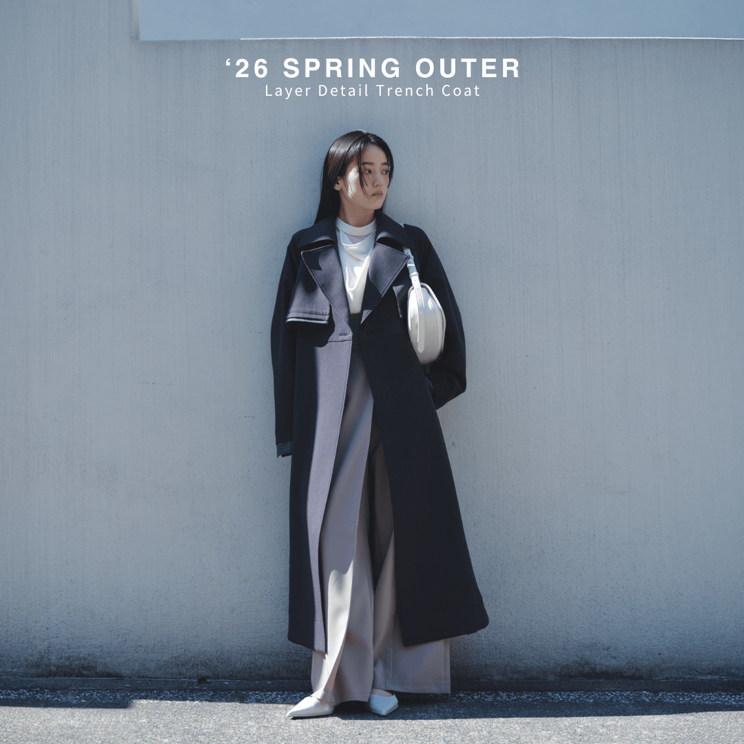 “定番トレンチ”を、もっと自分らしく。