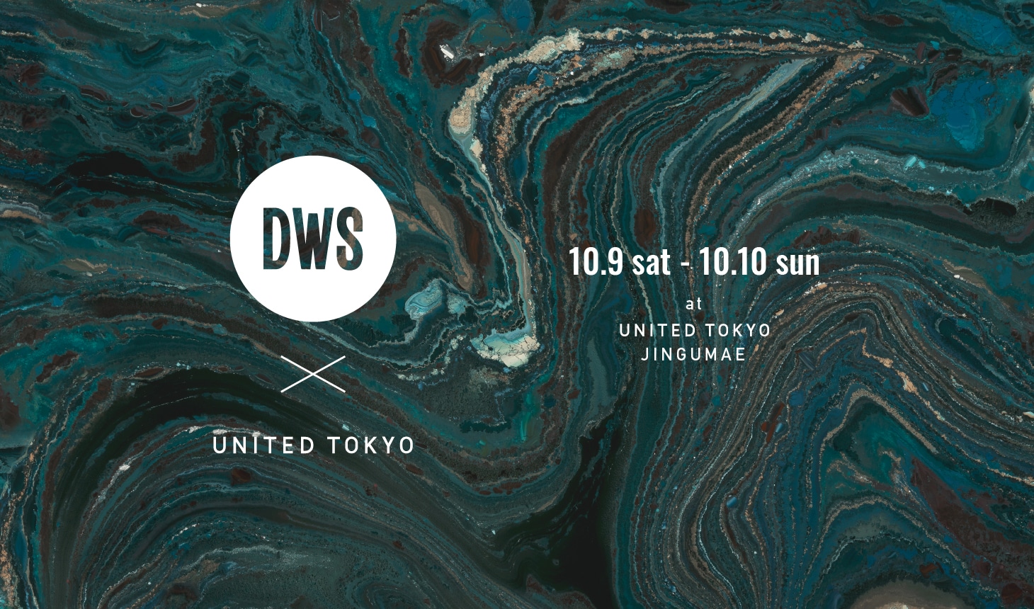 DWS × UNITED TOKYO コラボ  マーブル ブラウス