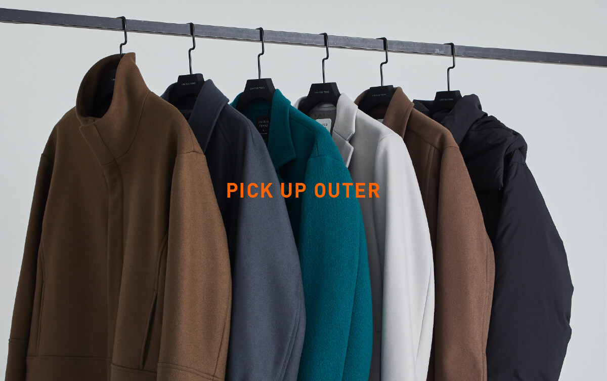 MENS】OUTER COLLECTION: メンズ｜UNITED TOKYO ONLINE STORE